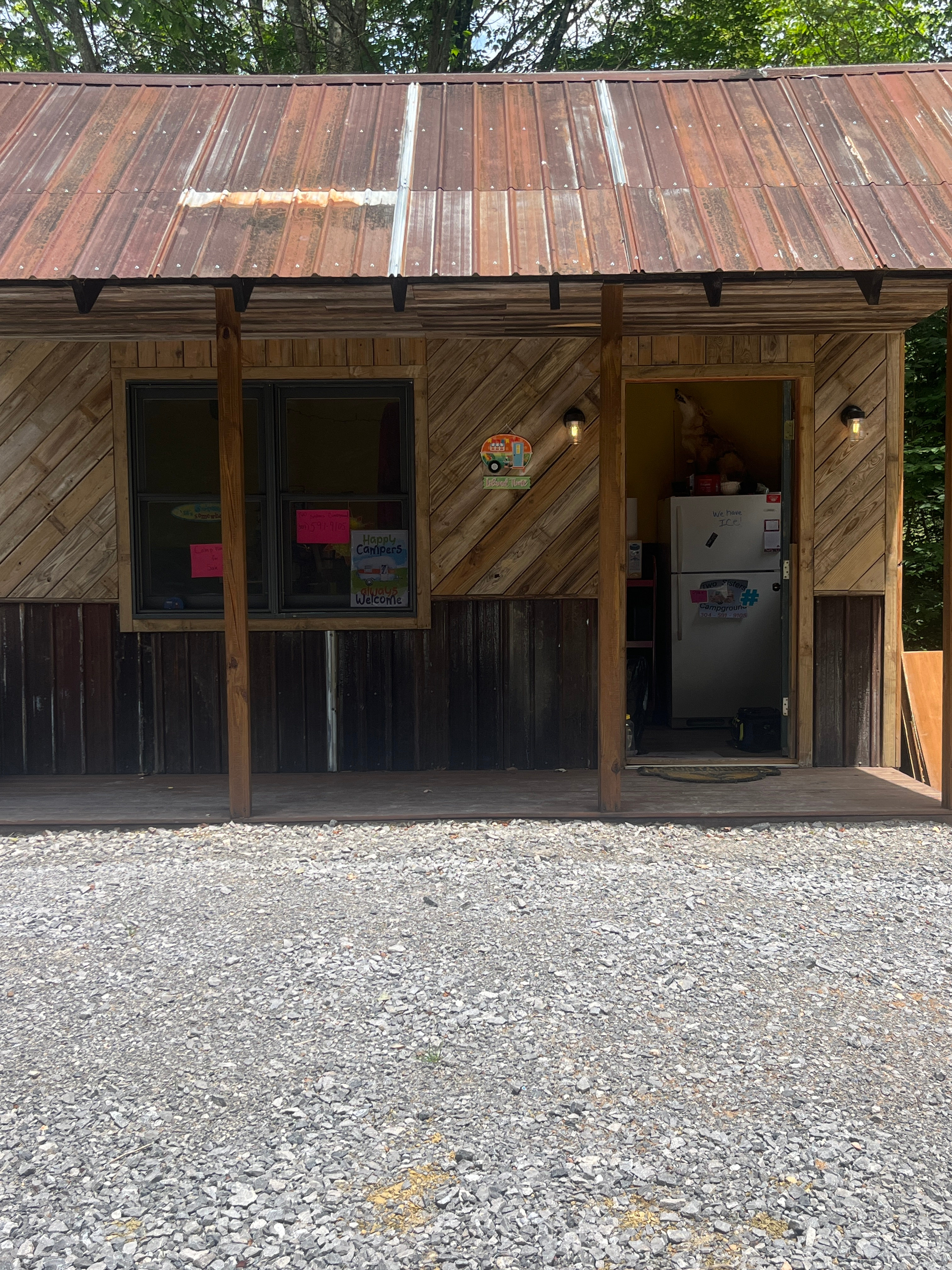 Two sisters campground store