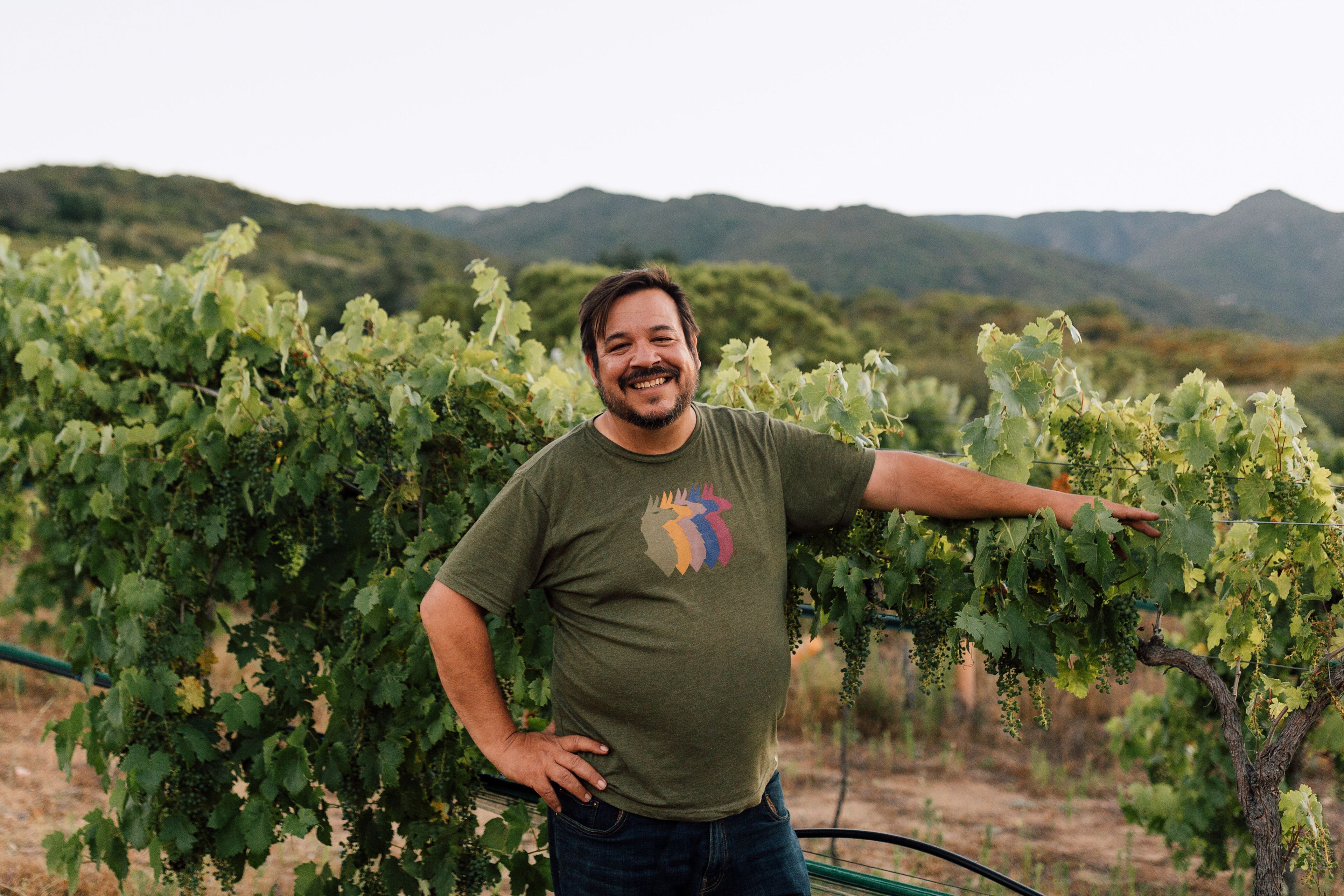 Todd, our awesome host, and the vineyard's owner