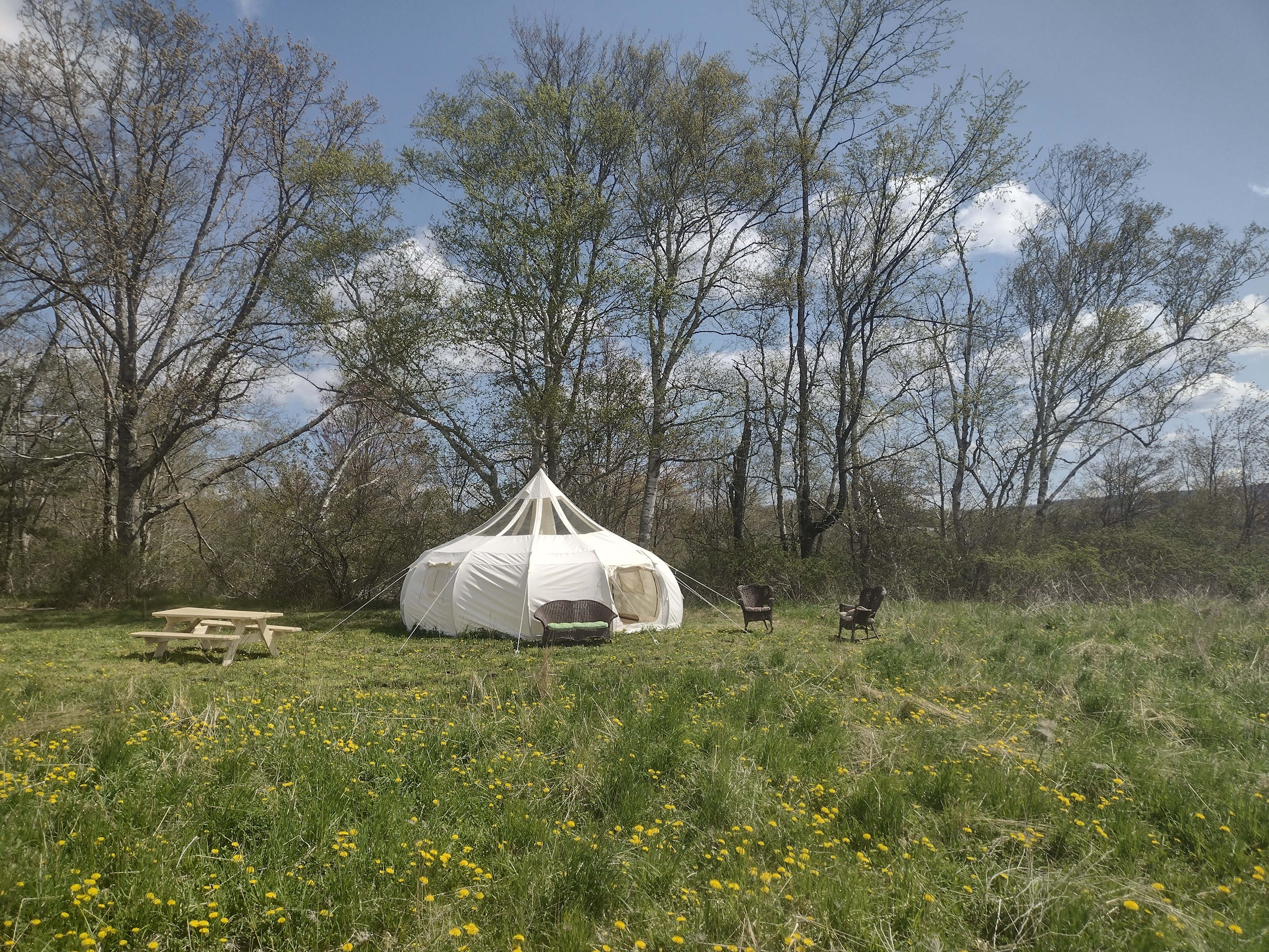 Secluded Tent on Quaint Farm