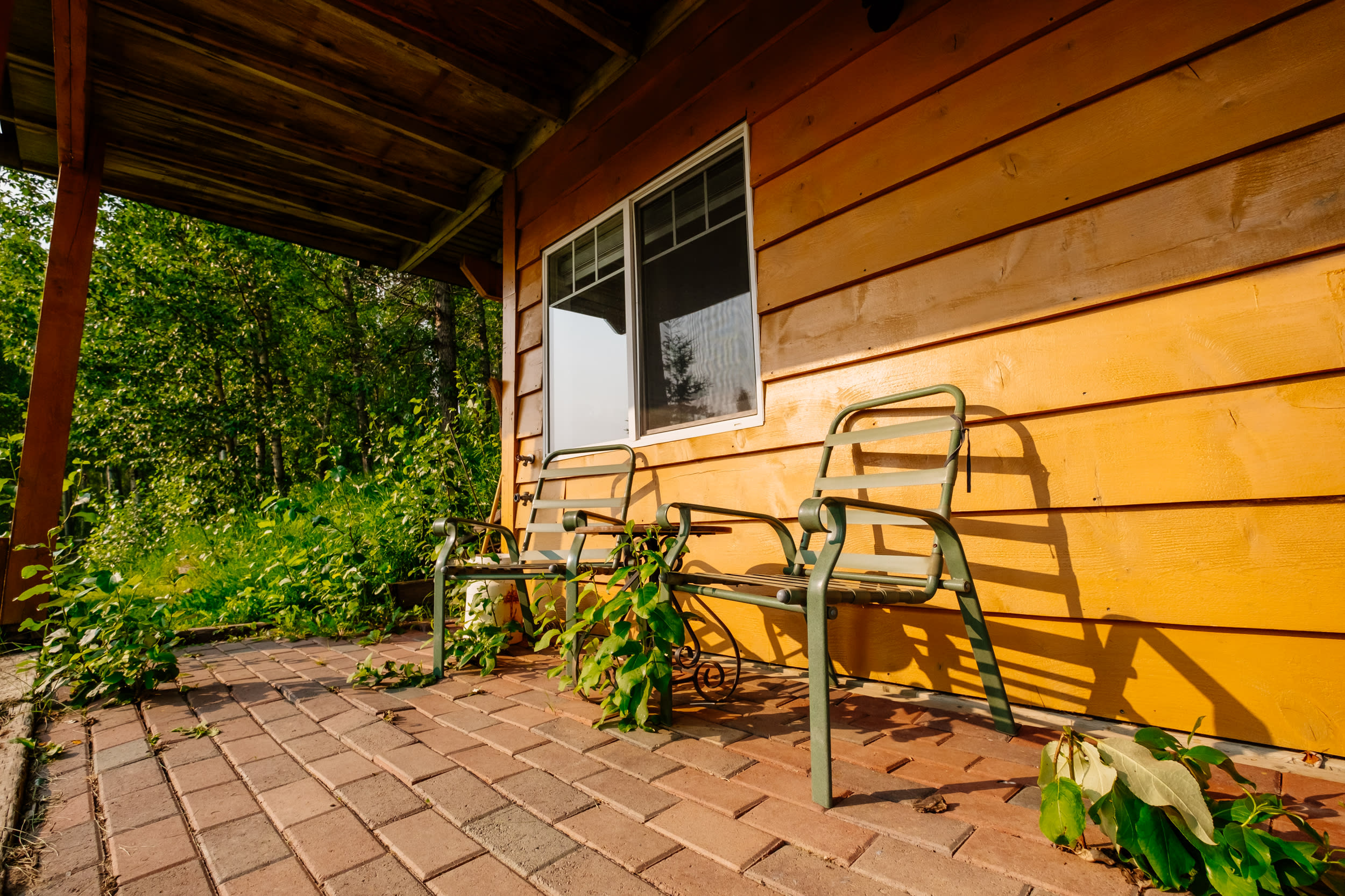 Front patio of lower suite.