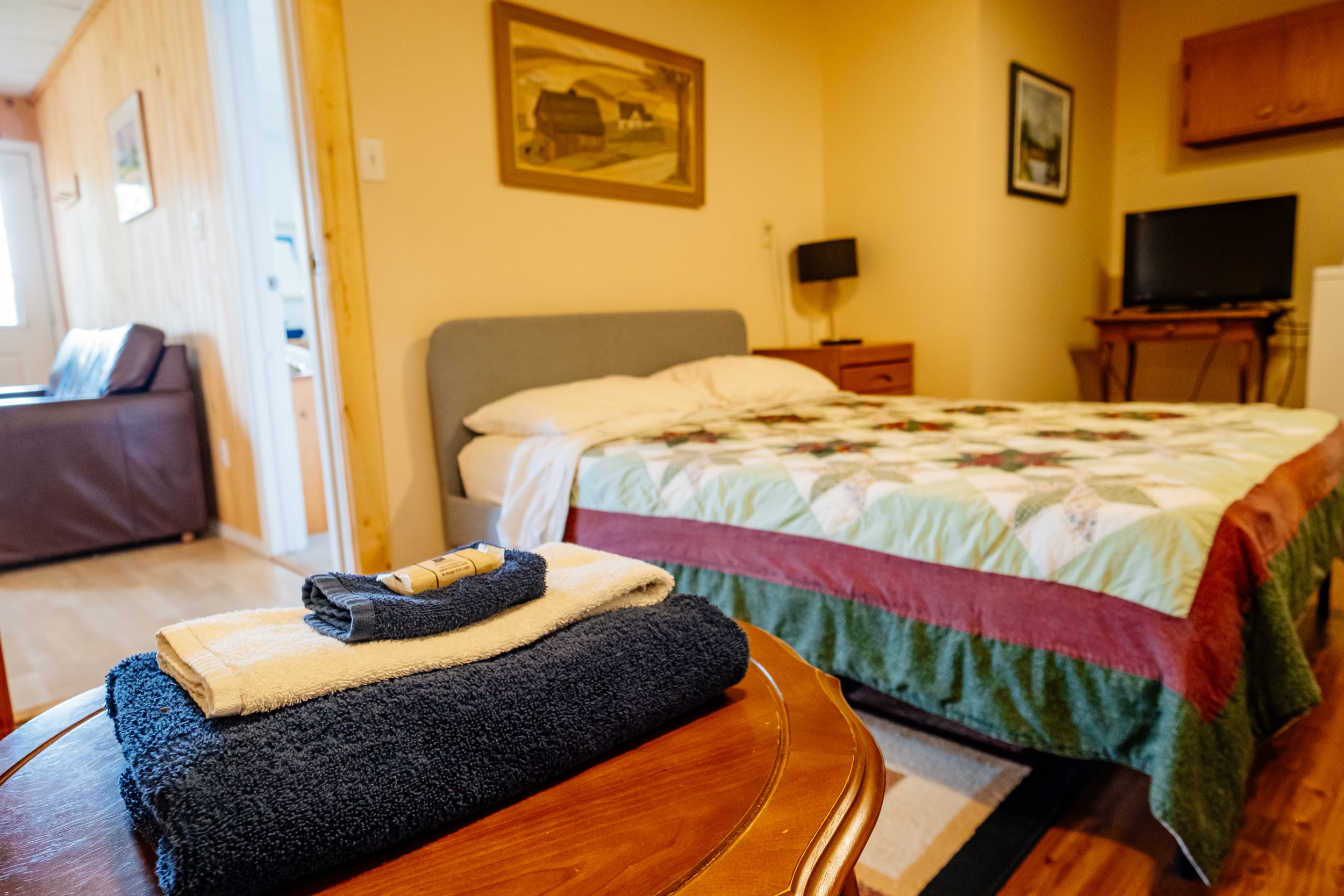 Second bedroom of lower suite.