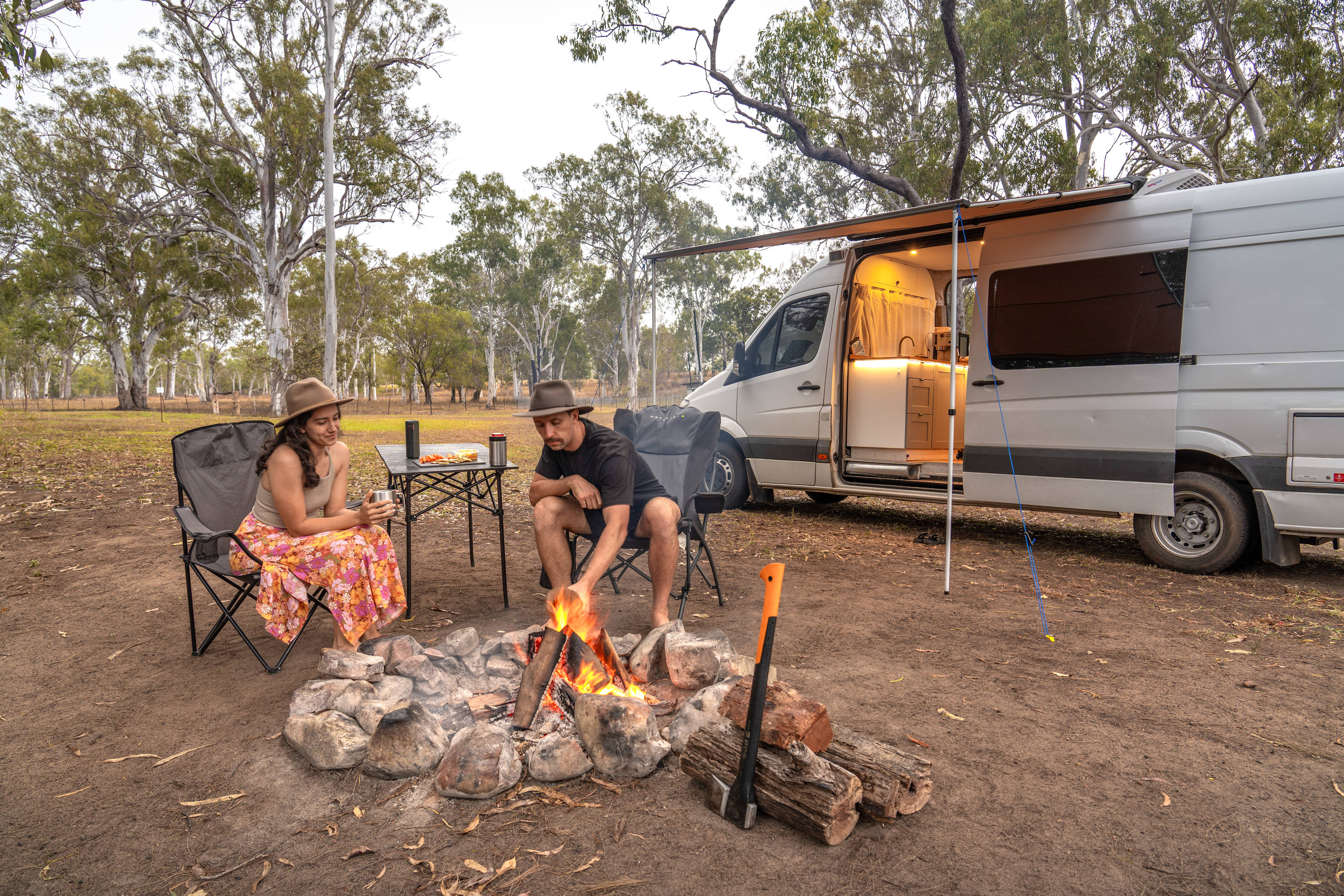 We enjoyed our campfire well into the night