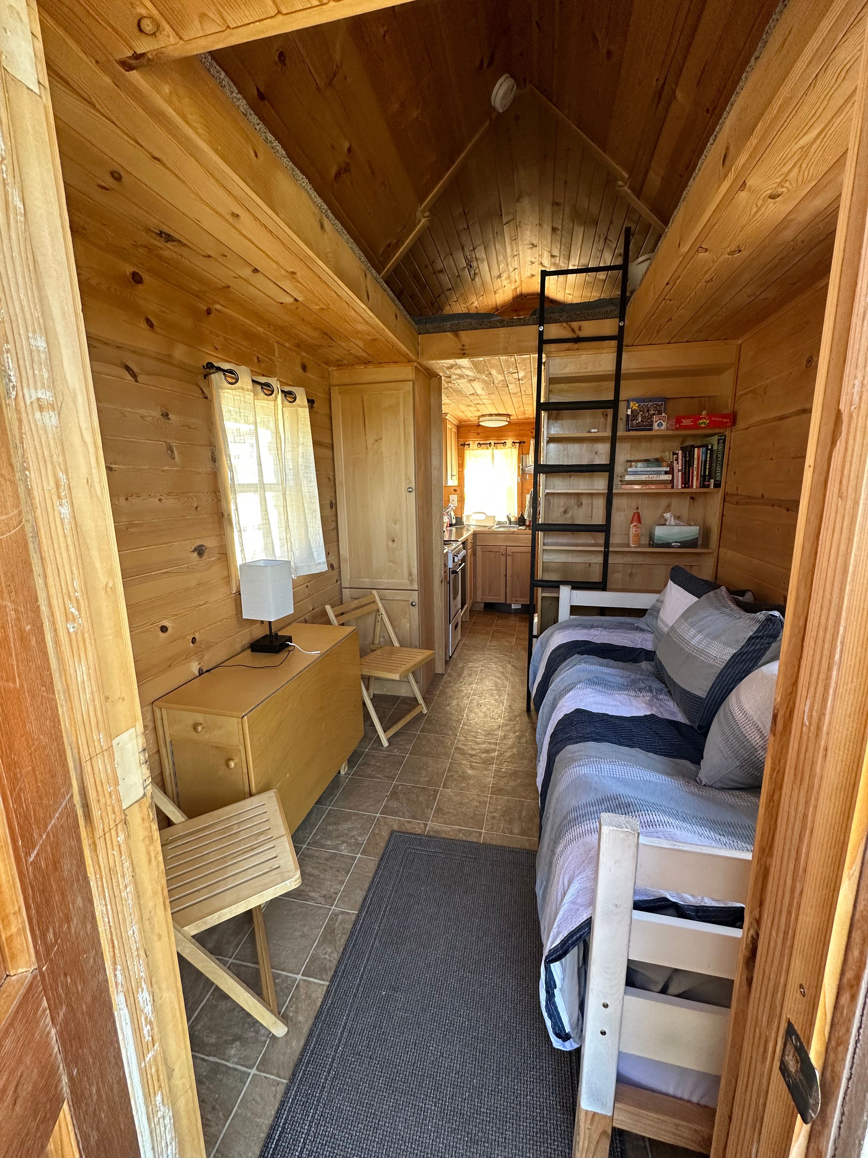 Looking in from the front door