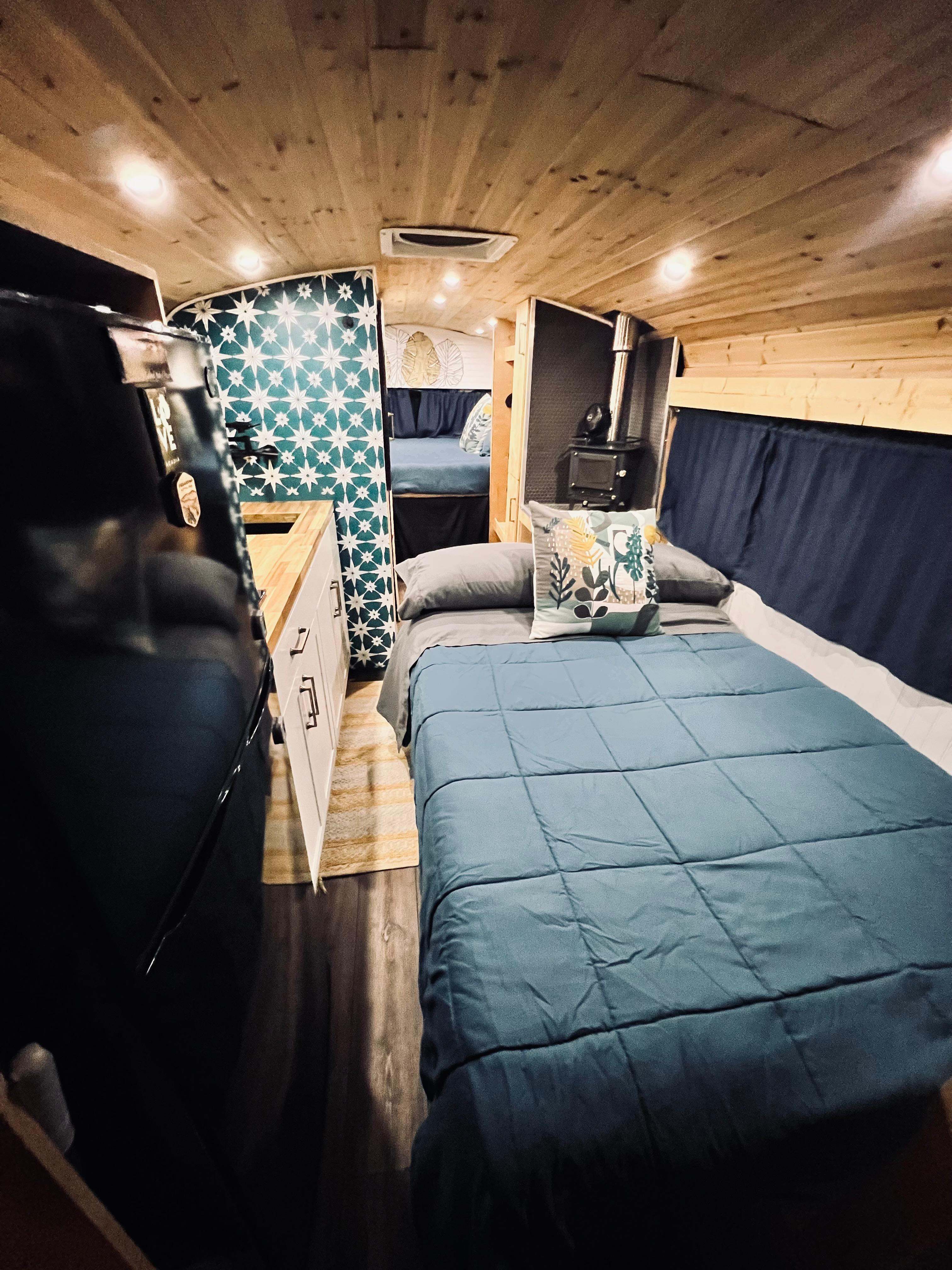 Couch pull down bed for extra guests 