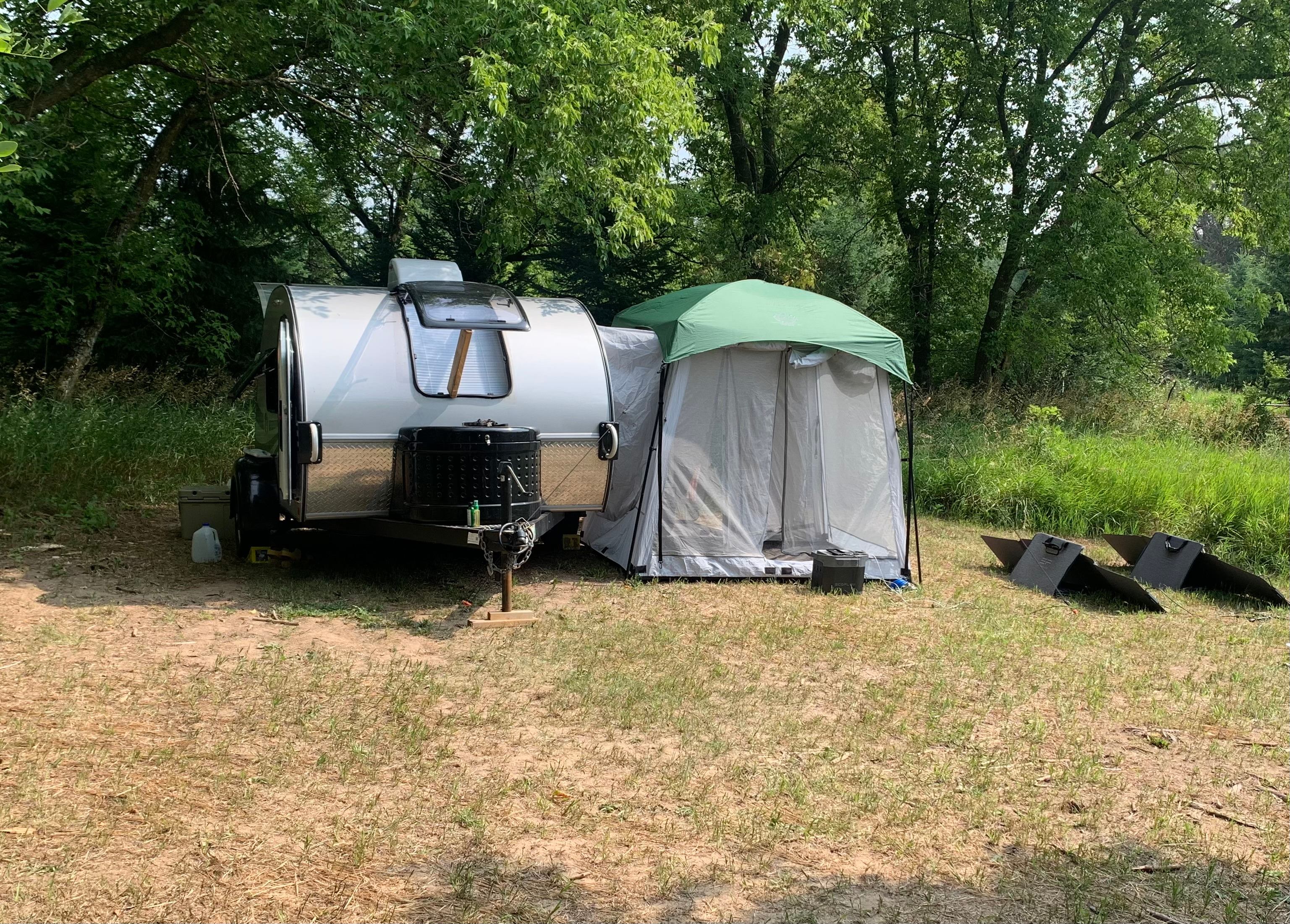 Site 7. Very secluded and ample shade.