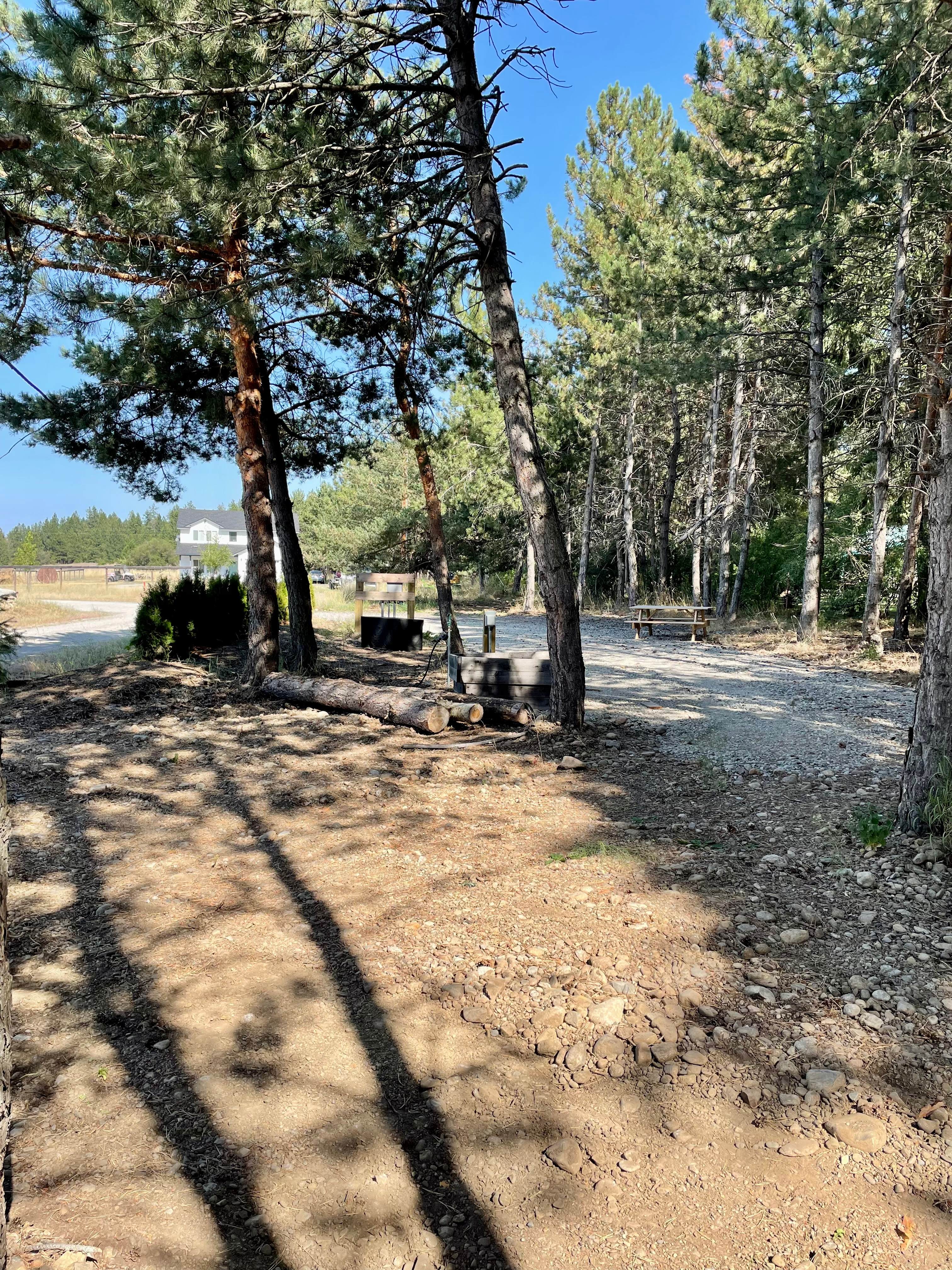 RV site with power and water