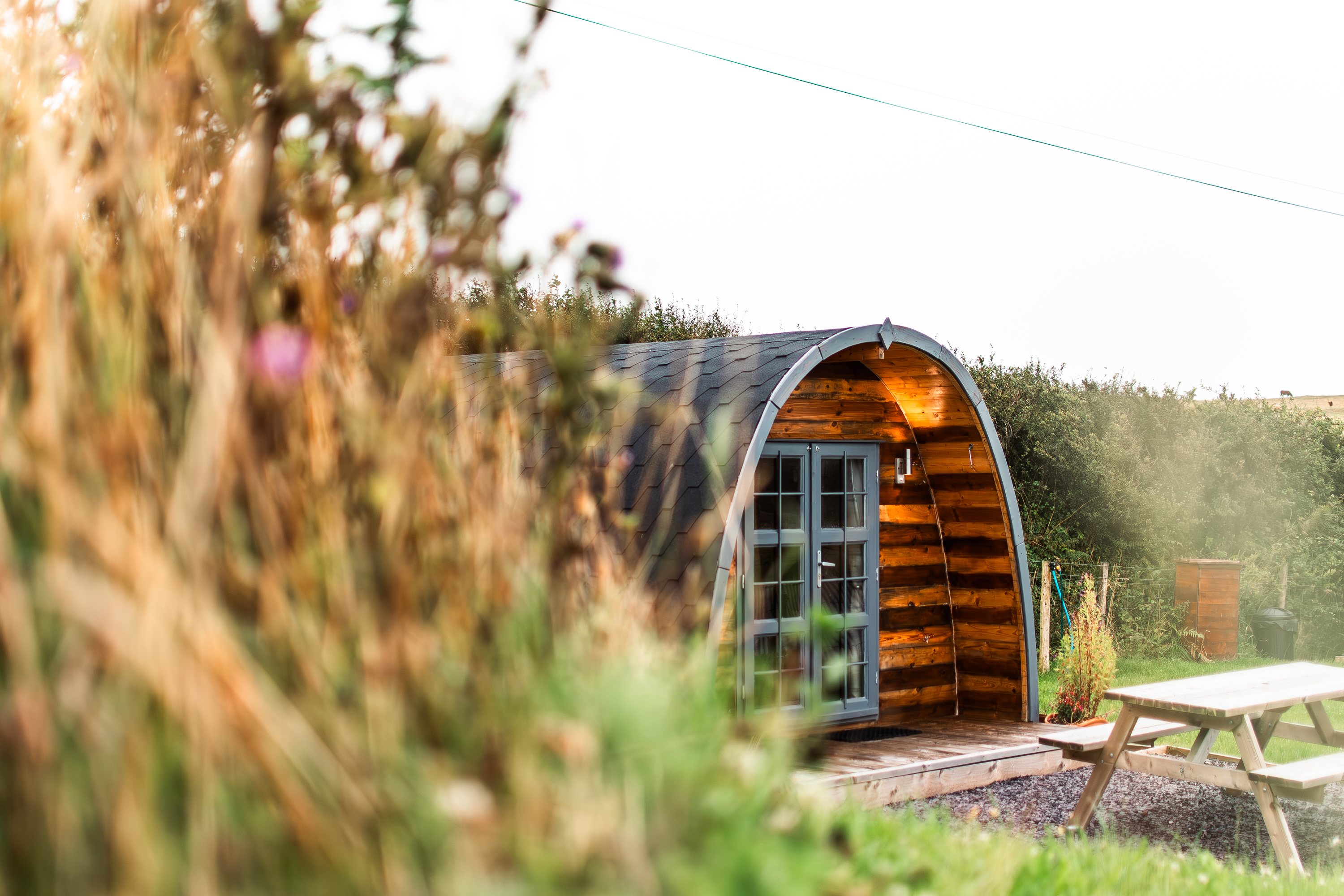 A view of Ruby Two from the wild flower meadow