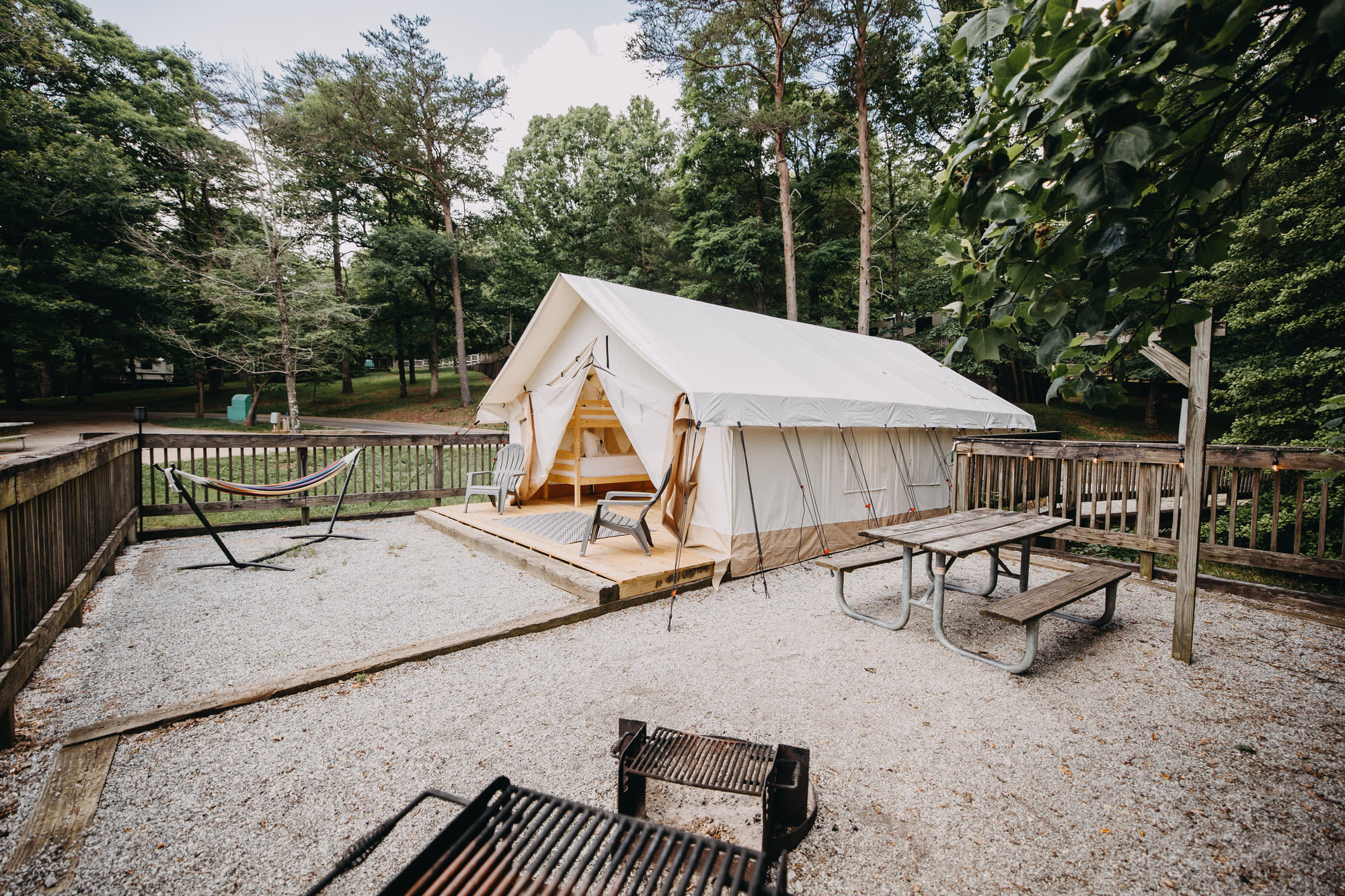 Glamping Retreat + Waterfall