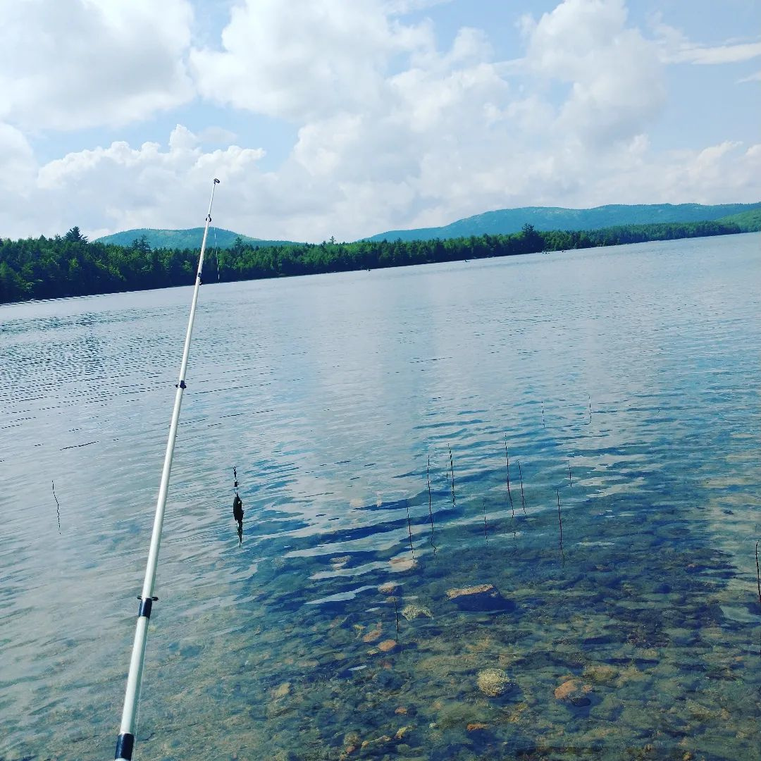 Ten minutes up Route 182 toward Ellsworth brings you to this beautiful local swim hole with fishing opportunities and a boat launch.