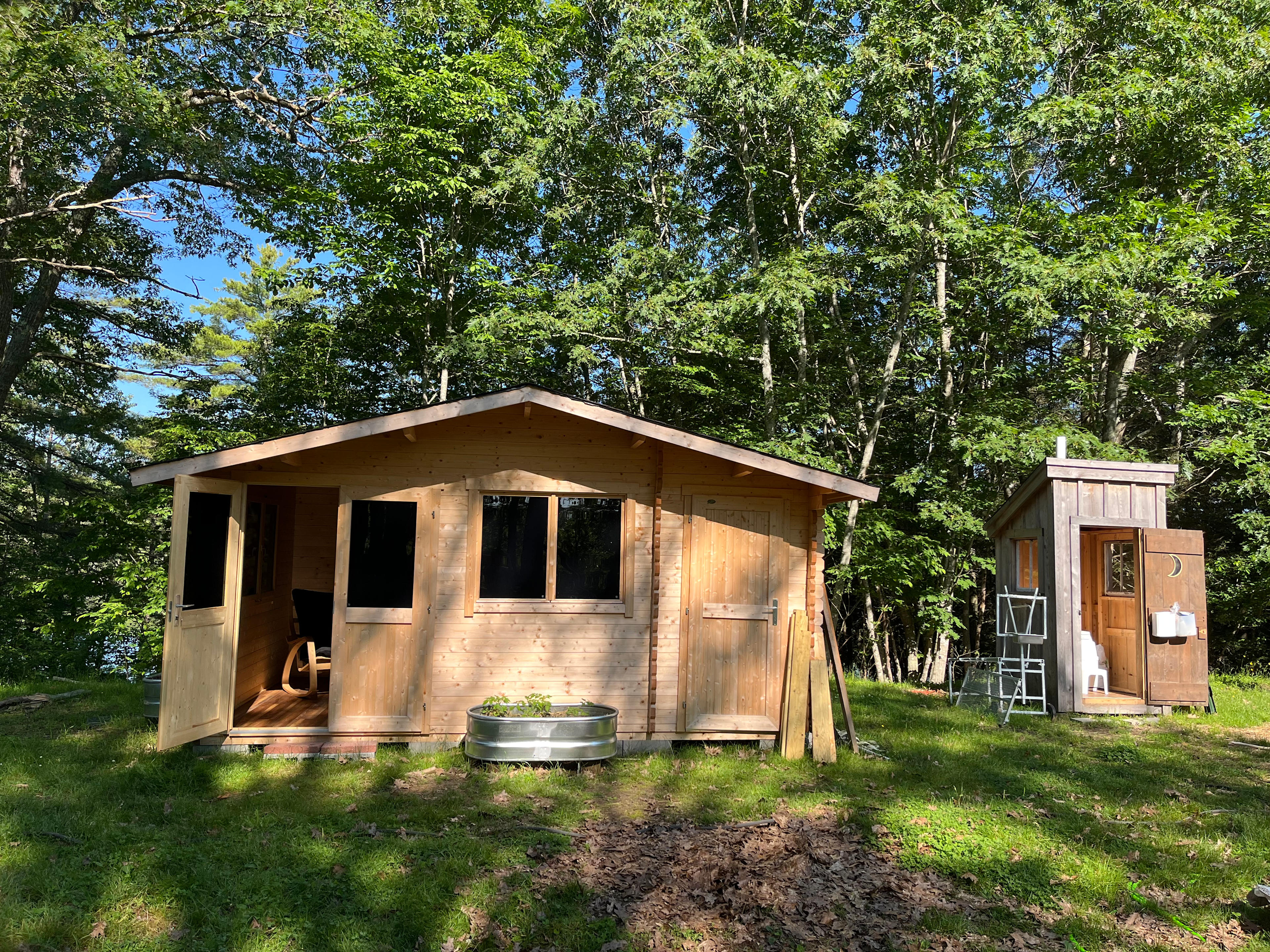 Lakeside camping near Bath Maine