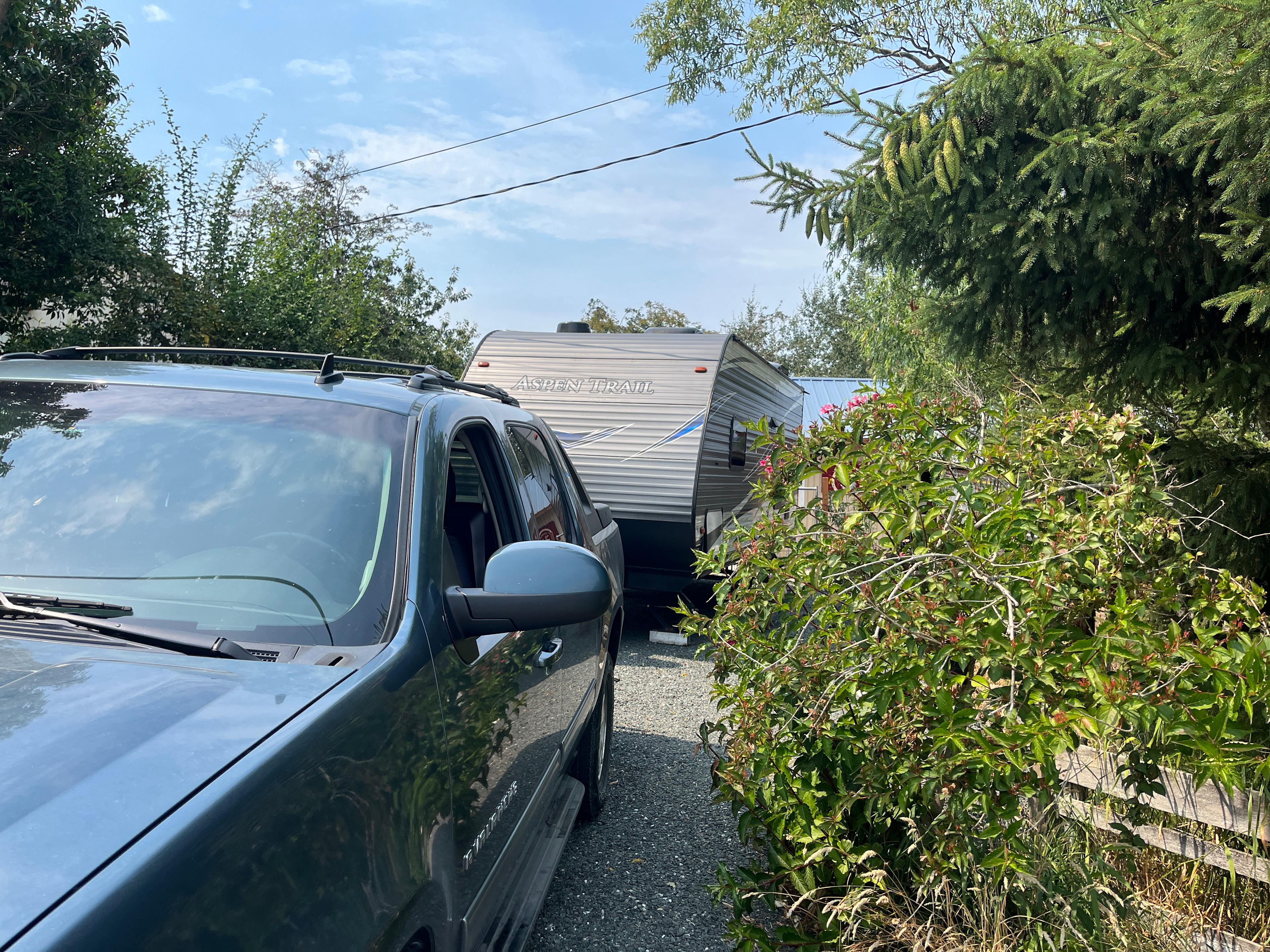 From road, looking west