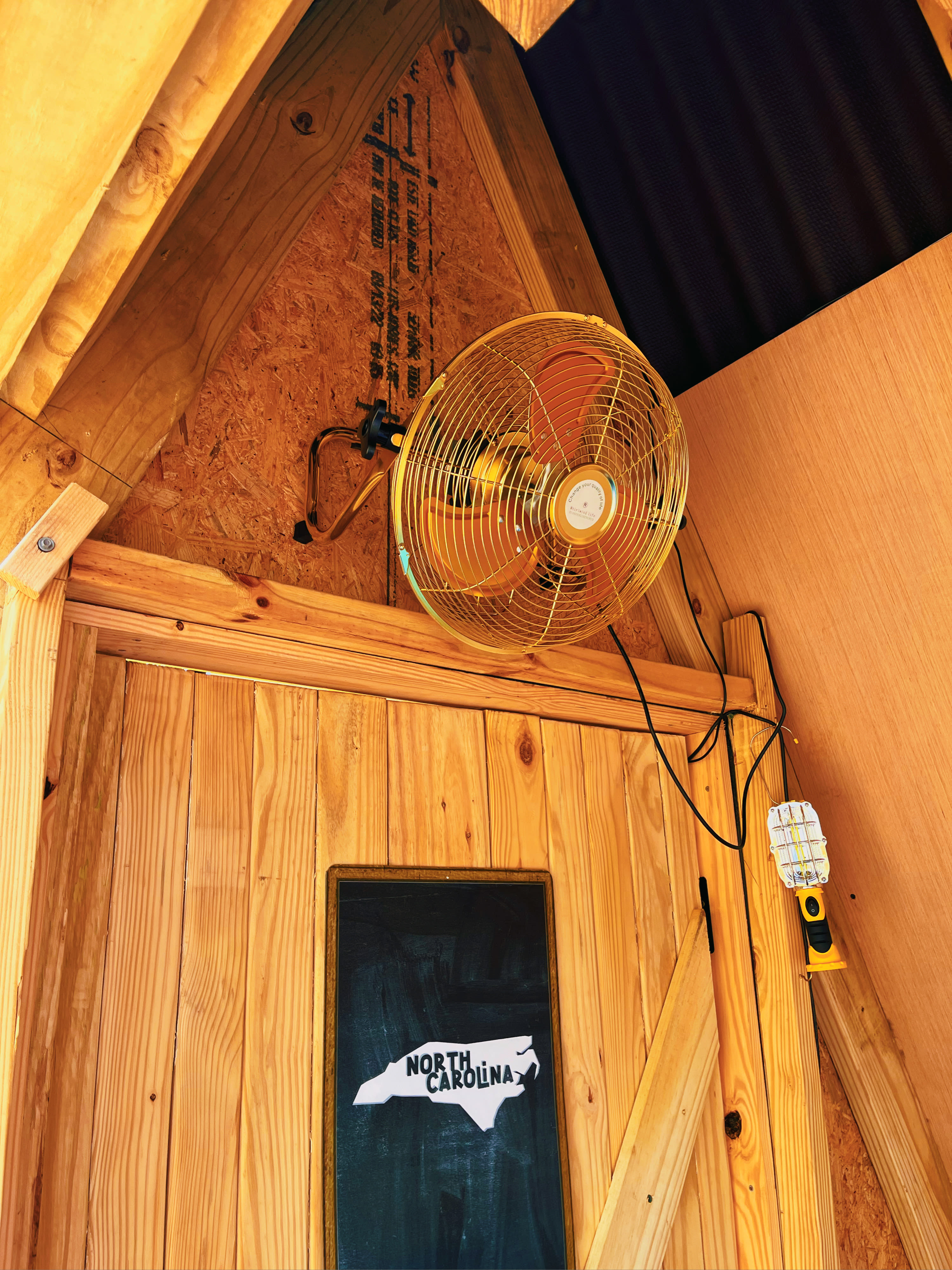 A-Frame glamping w/opening wall