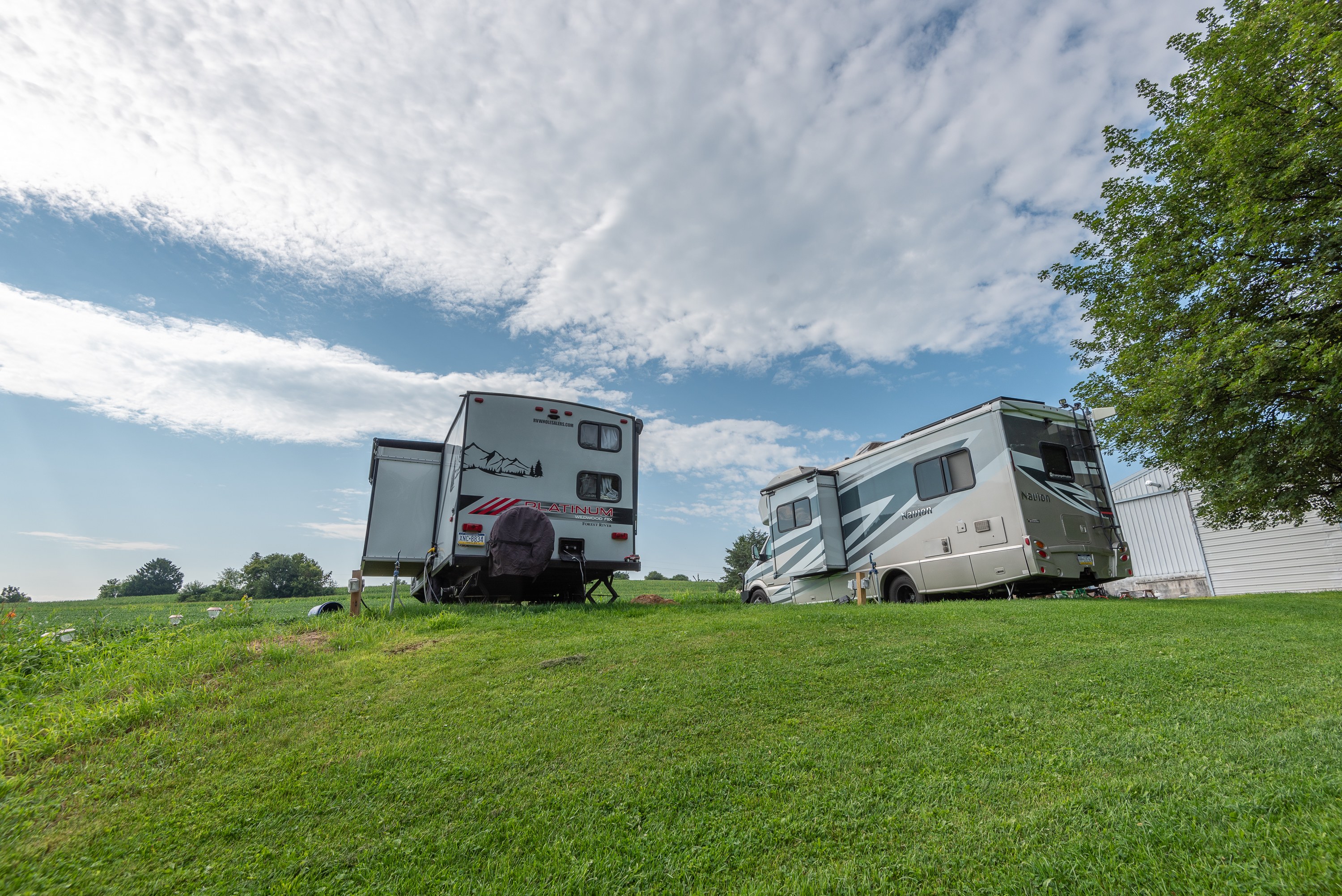 Site 1 (left); Site 2 (right).