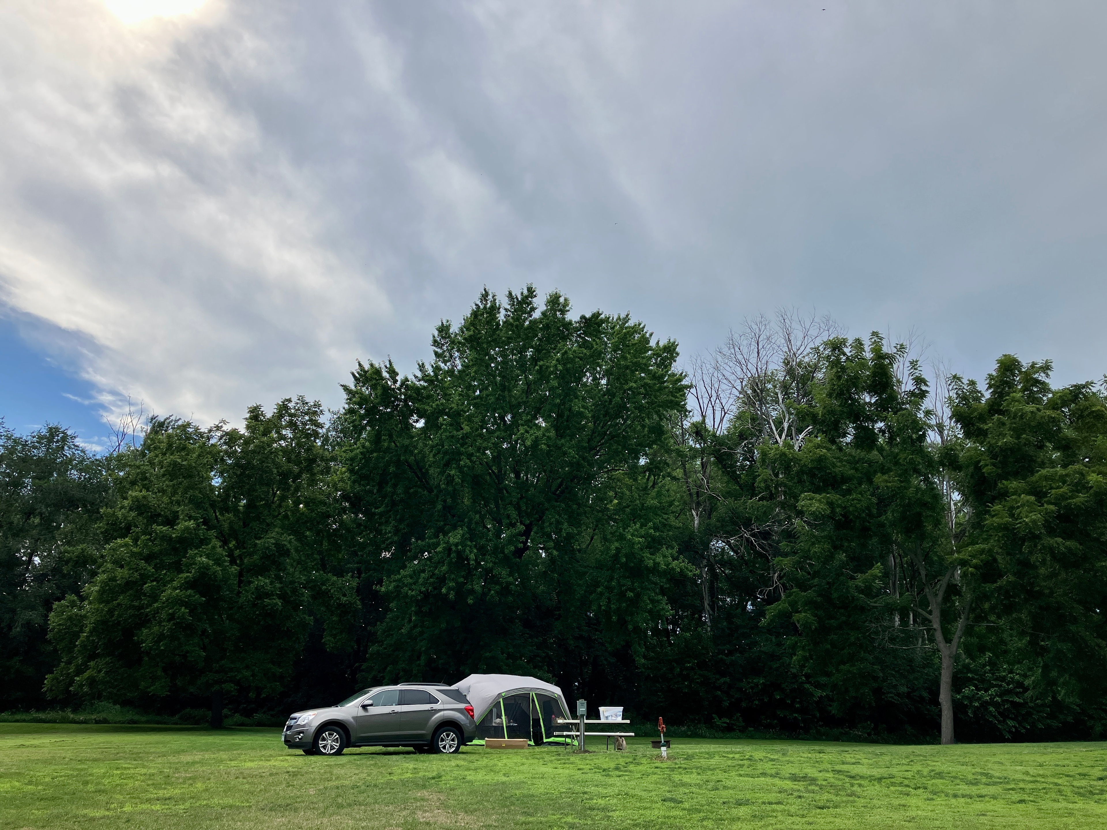 Site 5, the far left on the back row of the 6 sites 