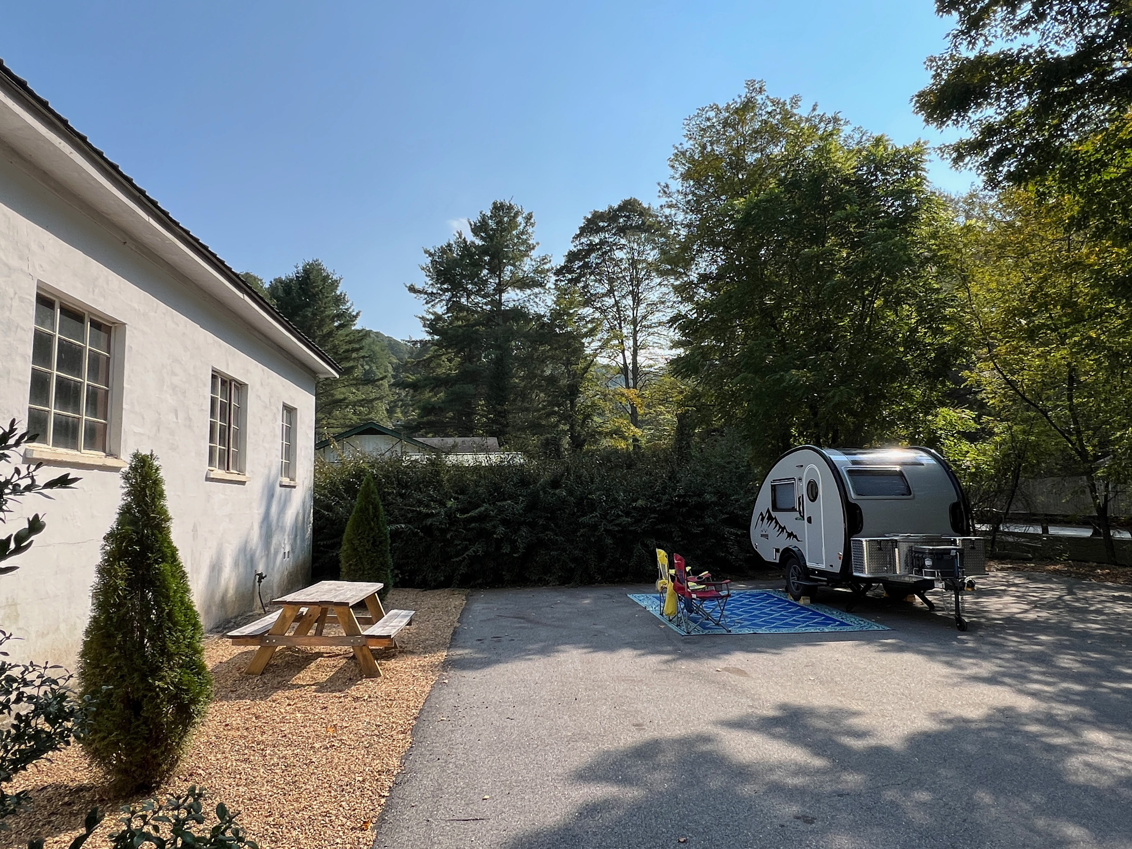 Private lot w/a babbling brook