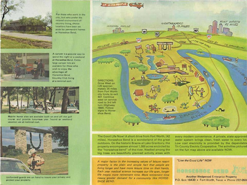 Original flyer for Horseshoe Bend from 1978. No longer applicable in 2026.