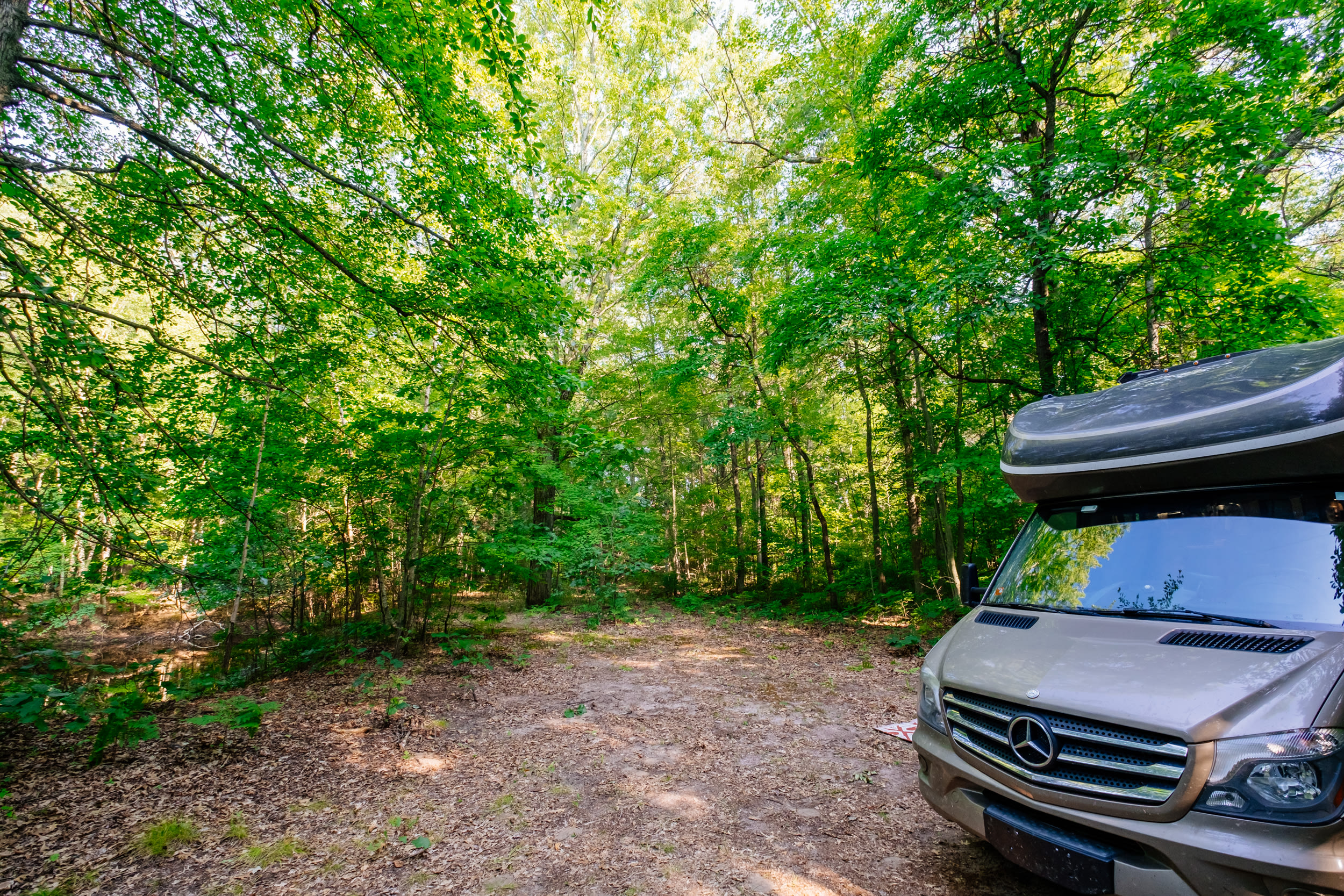 Plenty of room for an RV and pop up shelter