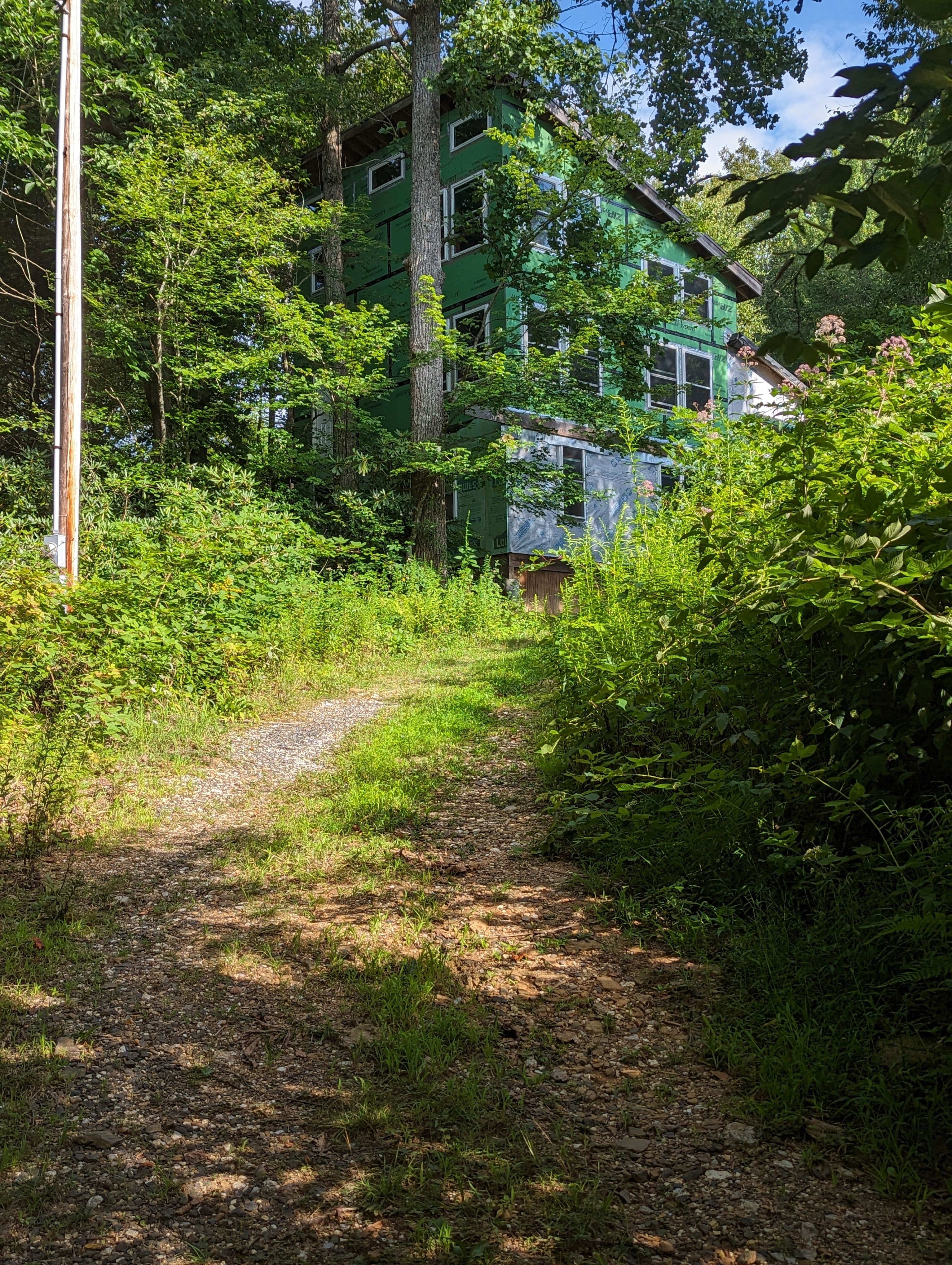 One of the trails on site 