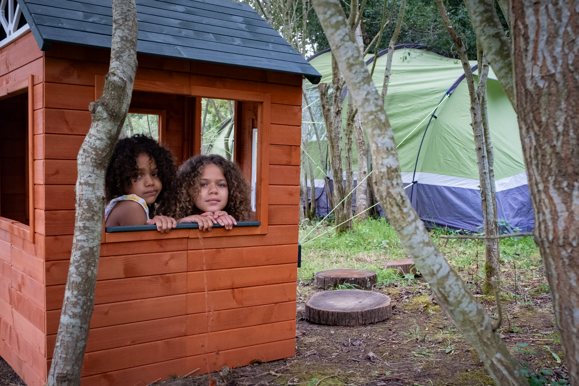 Woodland camping and play