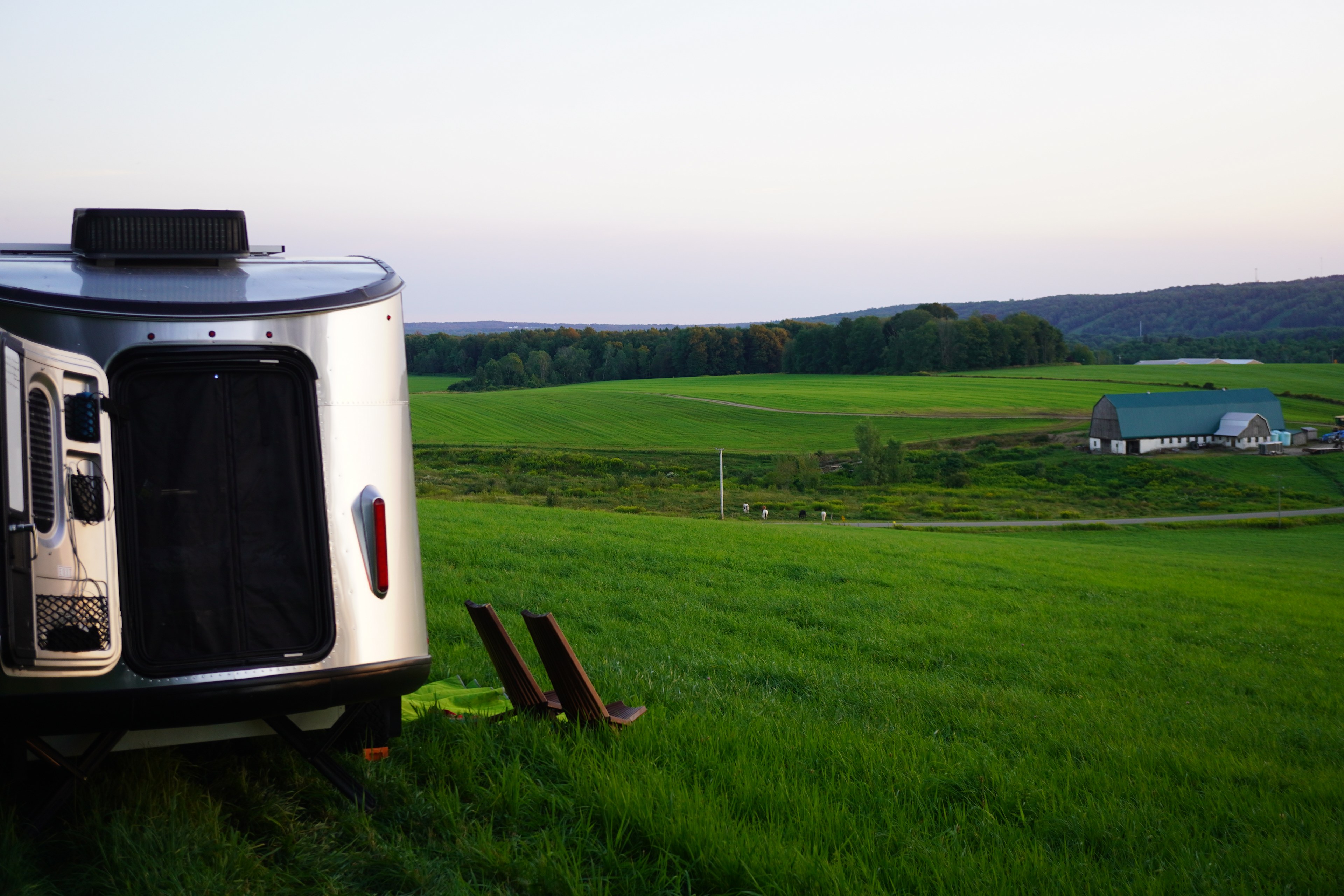 Camp Set-Up (note that there is a separate area for tent camping!)