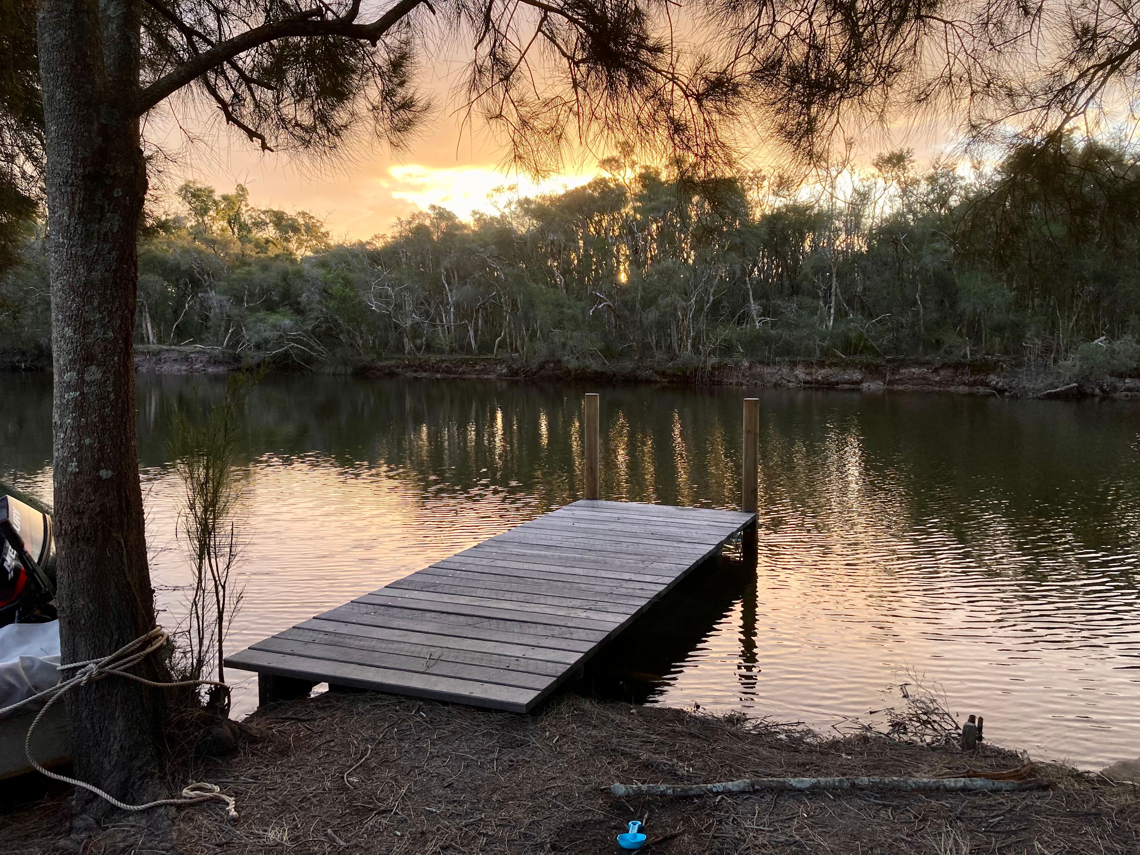 Private Jetty in the backyard for fishing