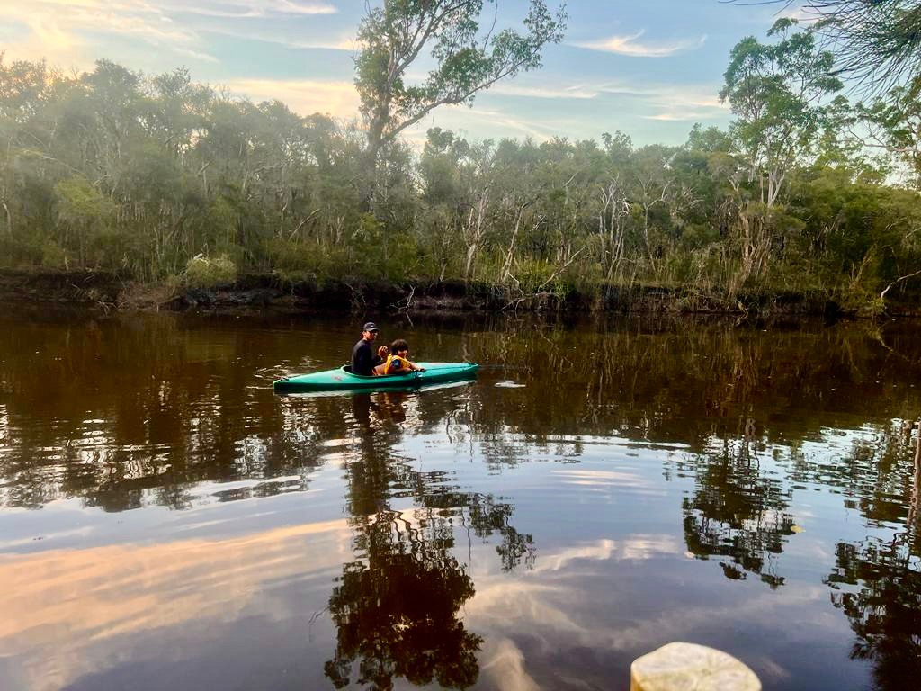 Kayaks provided