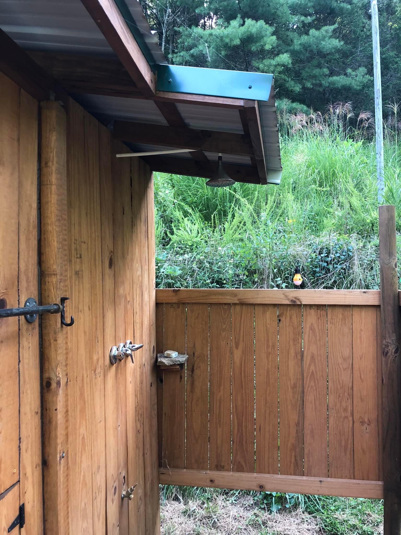 Shower was great. Love the little lights for a convenient night time shower.