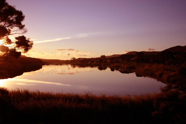 Lake Kereta at sunset