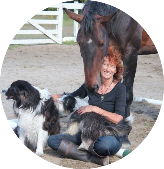 Rosemary in her happy space