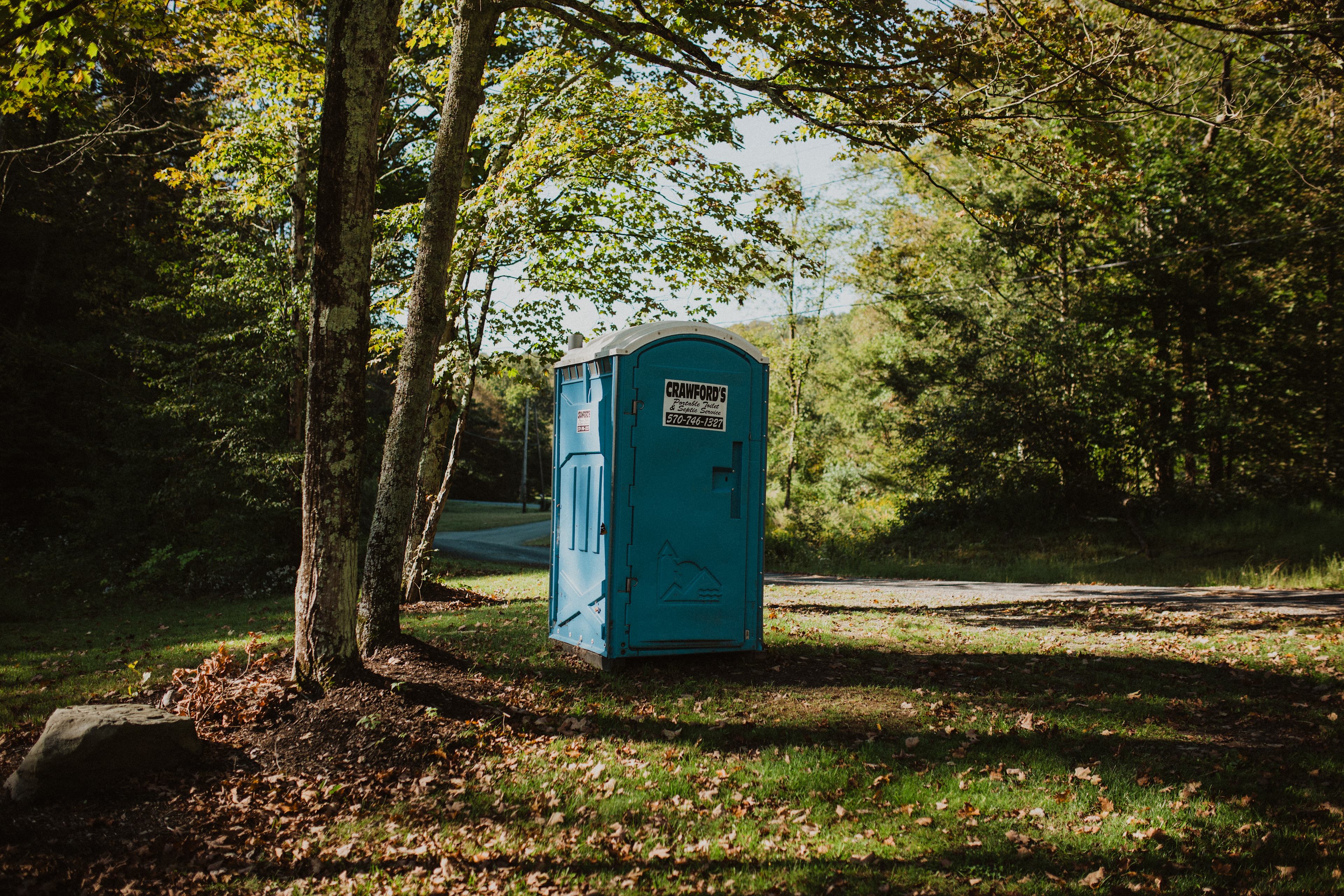 The cleanest portable bathroom I've ever been in. 