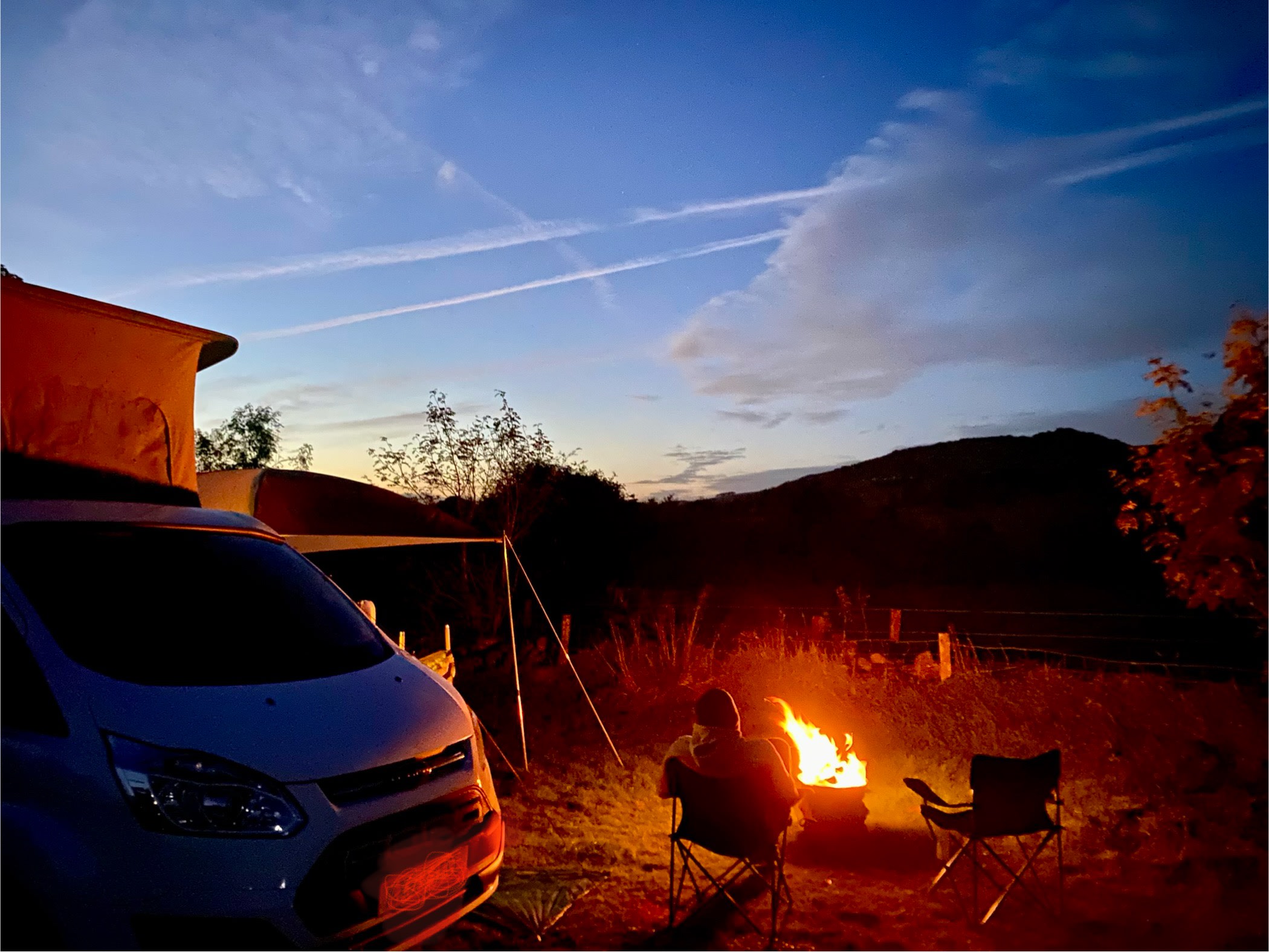 Camping at The Hollies