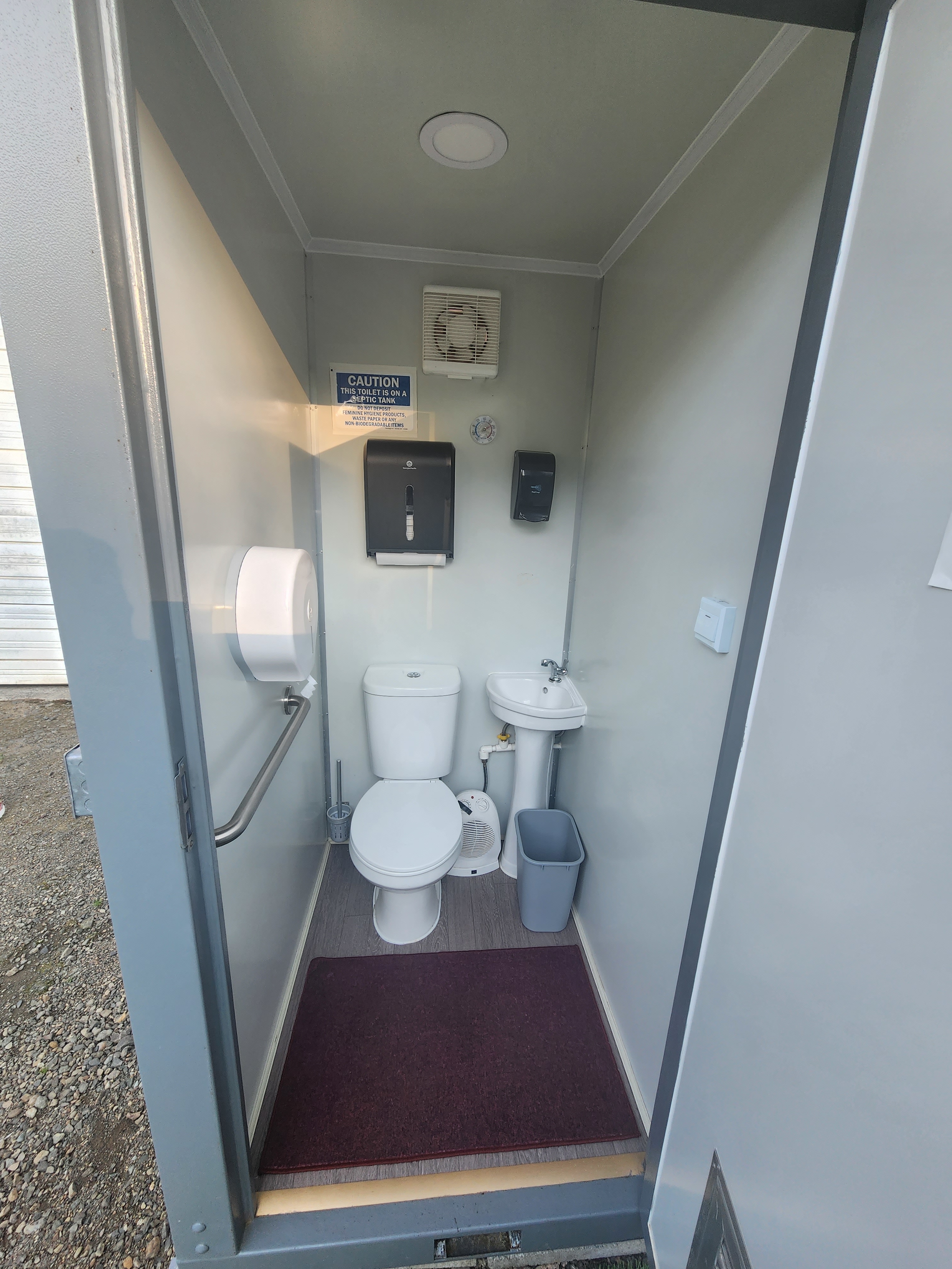 The bathroom, there was two of them.