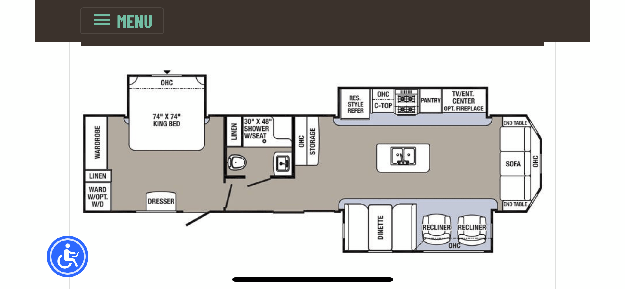 300 feet off Payette river Puma RV