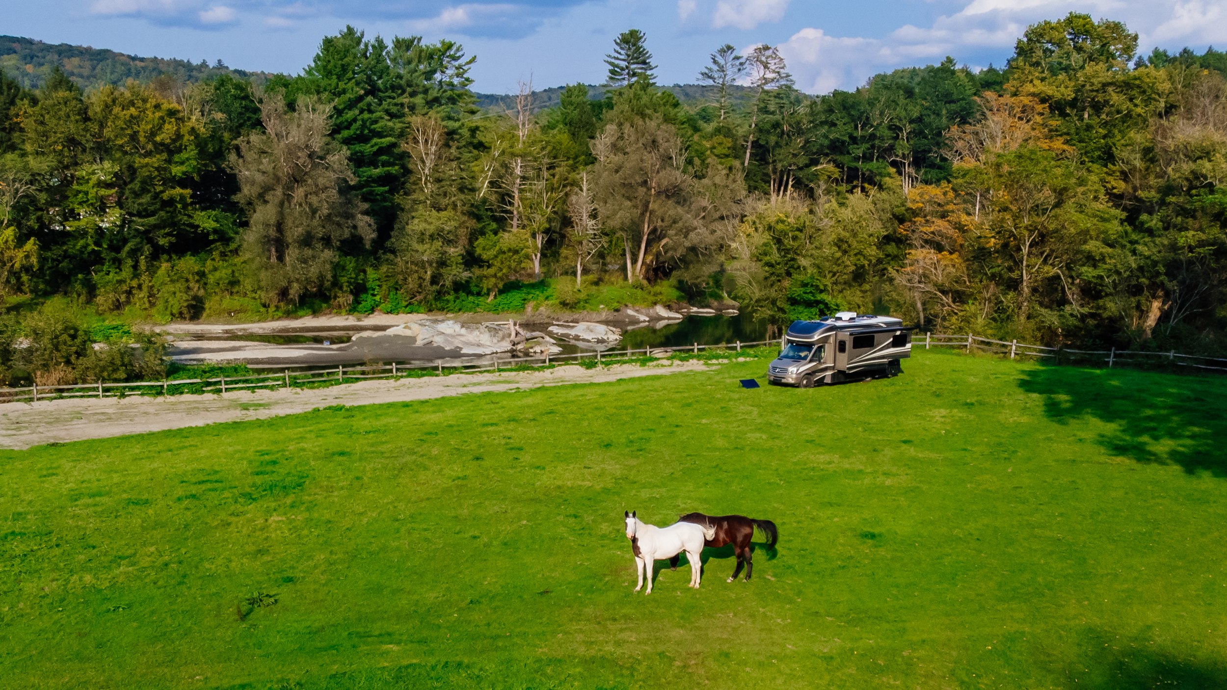 Just us and the horses