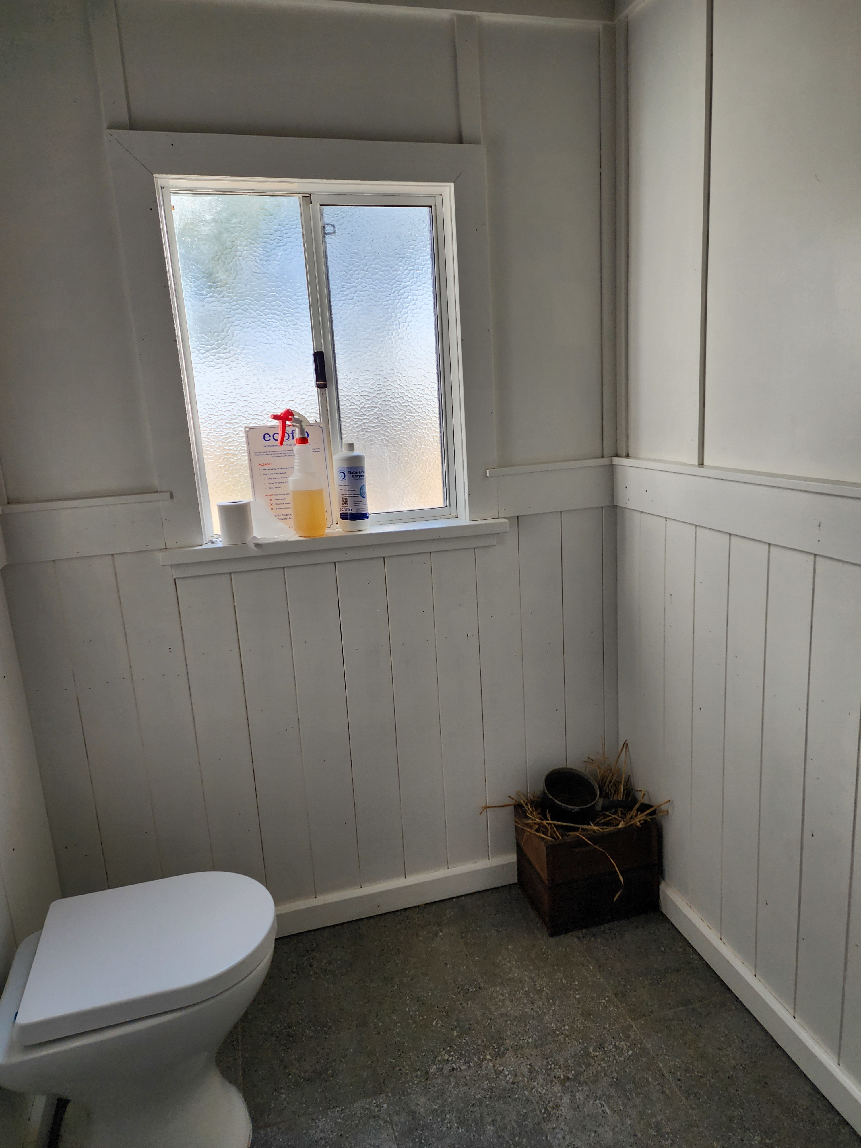 Nicest bush loo (compost toilet) we've EVER seen
