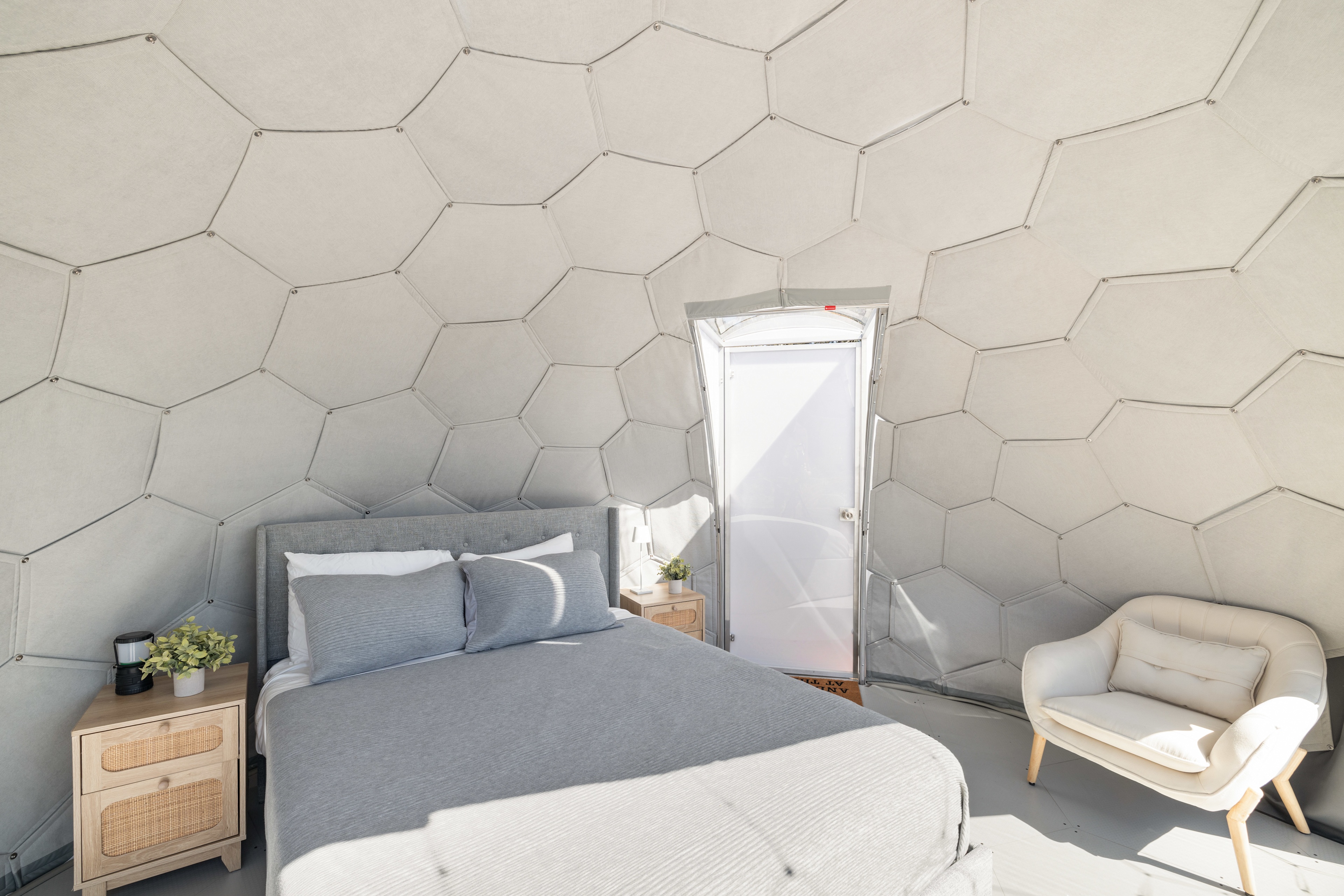 Hilltop Vineyard Dome Glamping