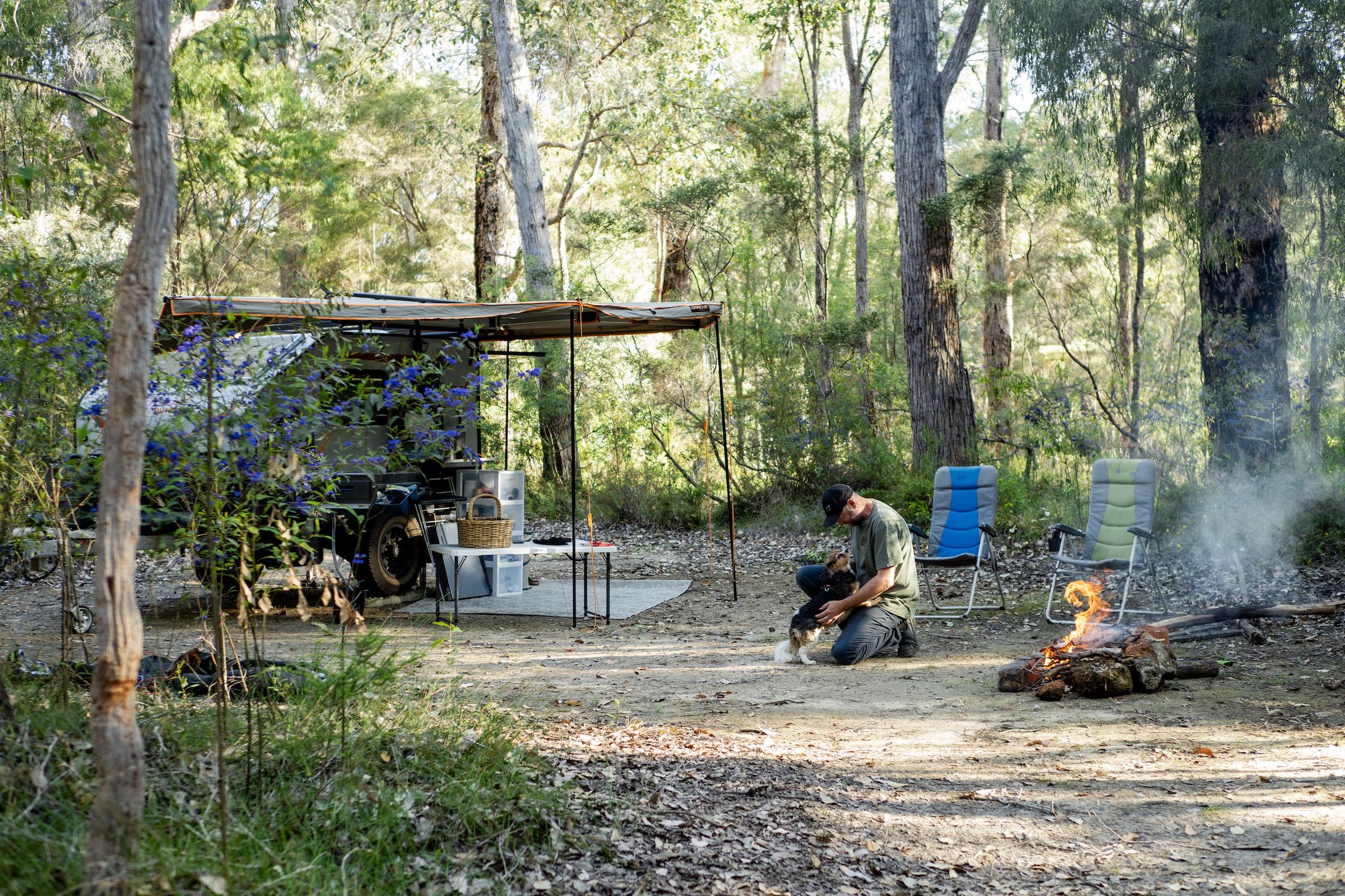 Camping with our dogs is the best! Site 21 was beautiful, private and peaceful.