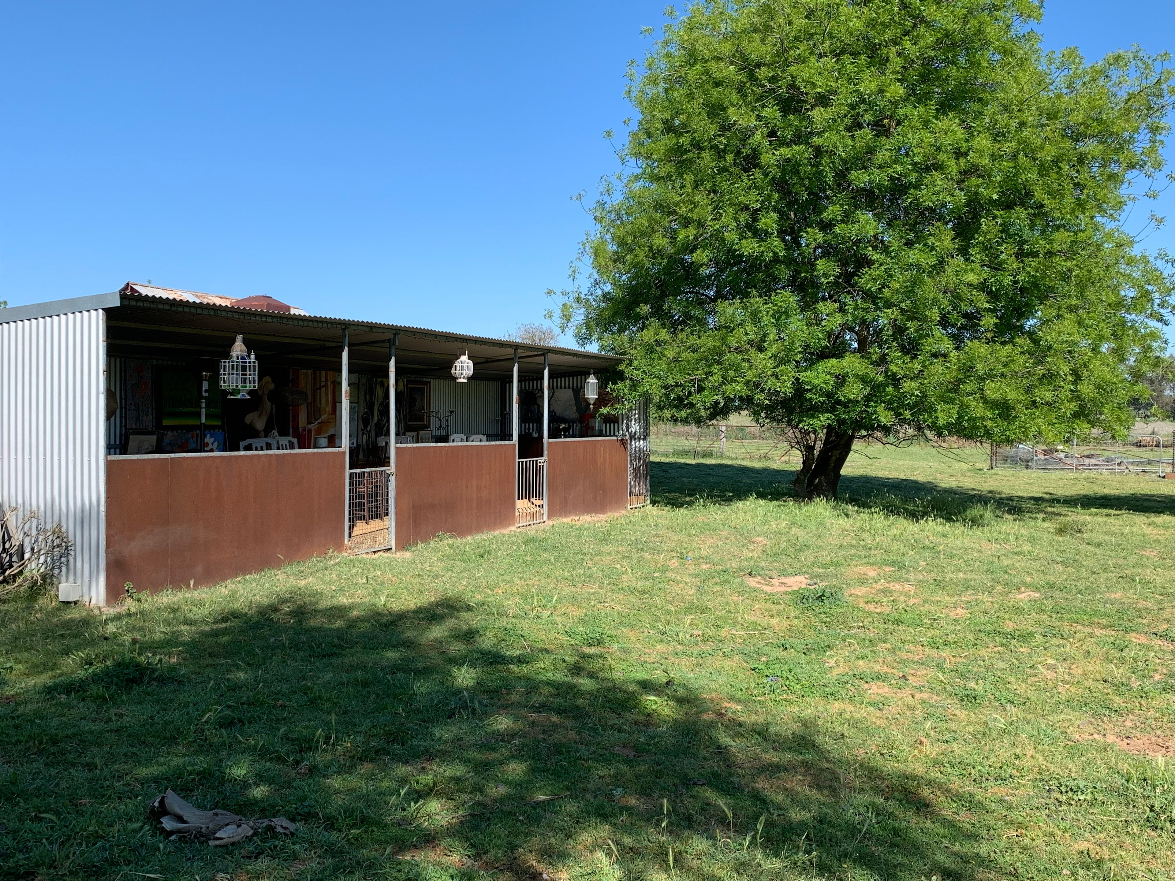 Entertainment shed “The Green Shed”, Wombles Common.
