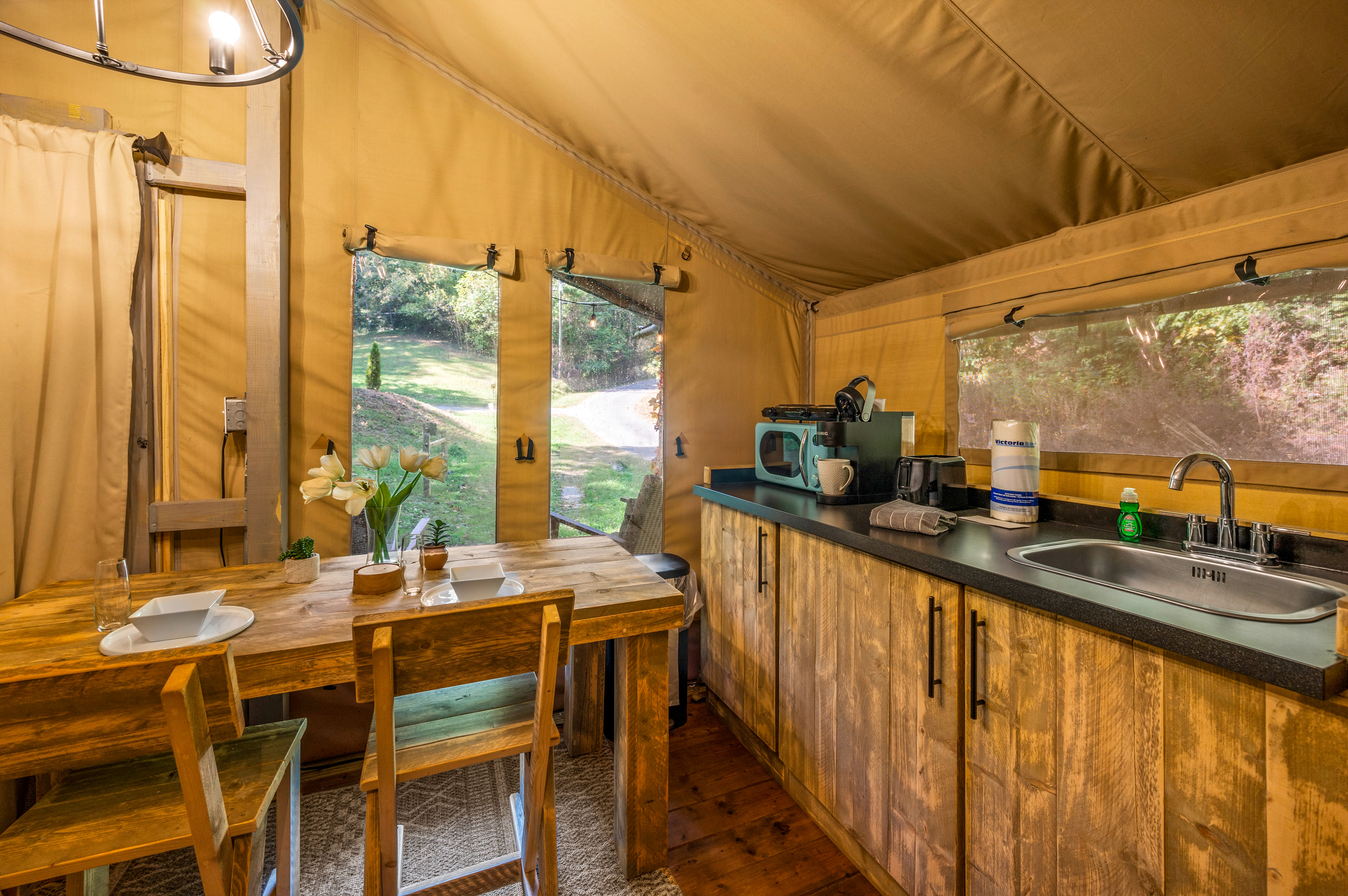 Firefly season glamping
