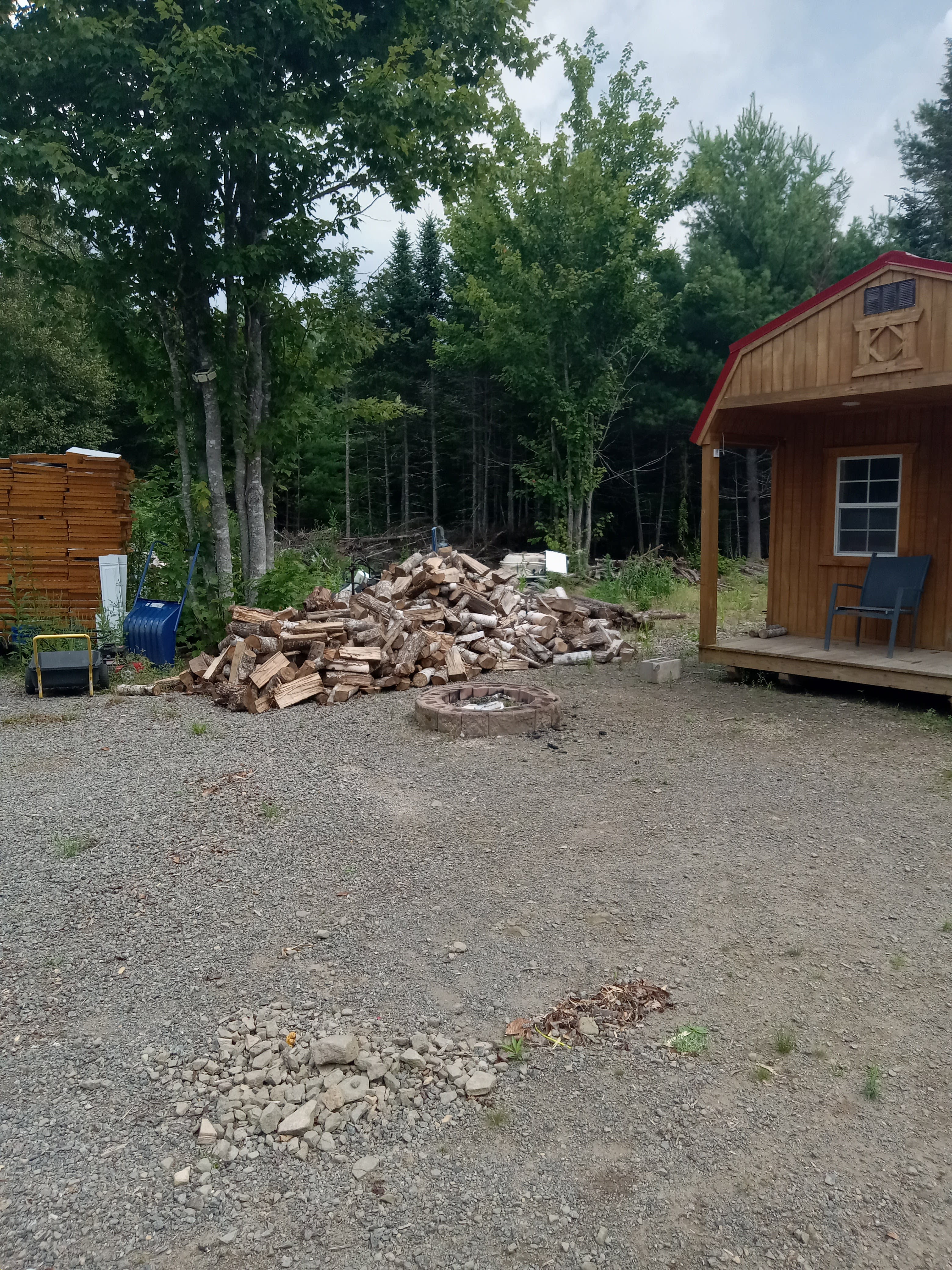 Continue development and wood process almost daily.