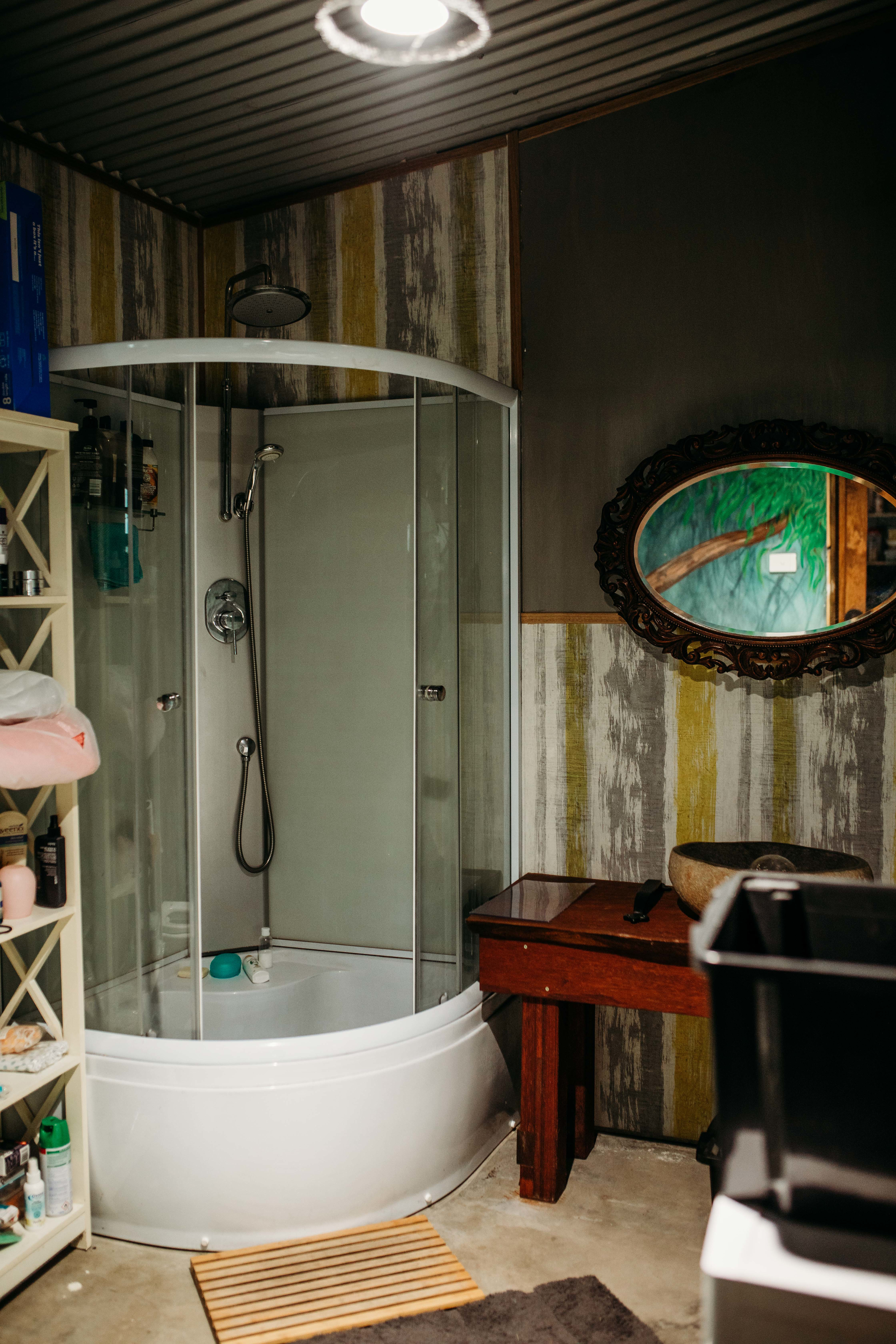 Shower available in the Barn