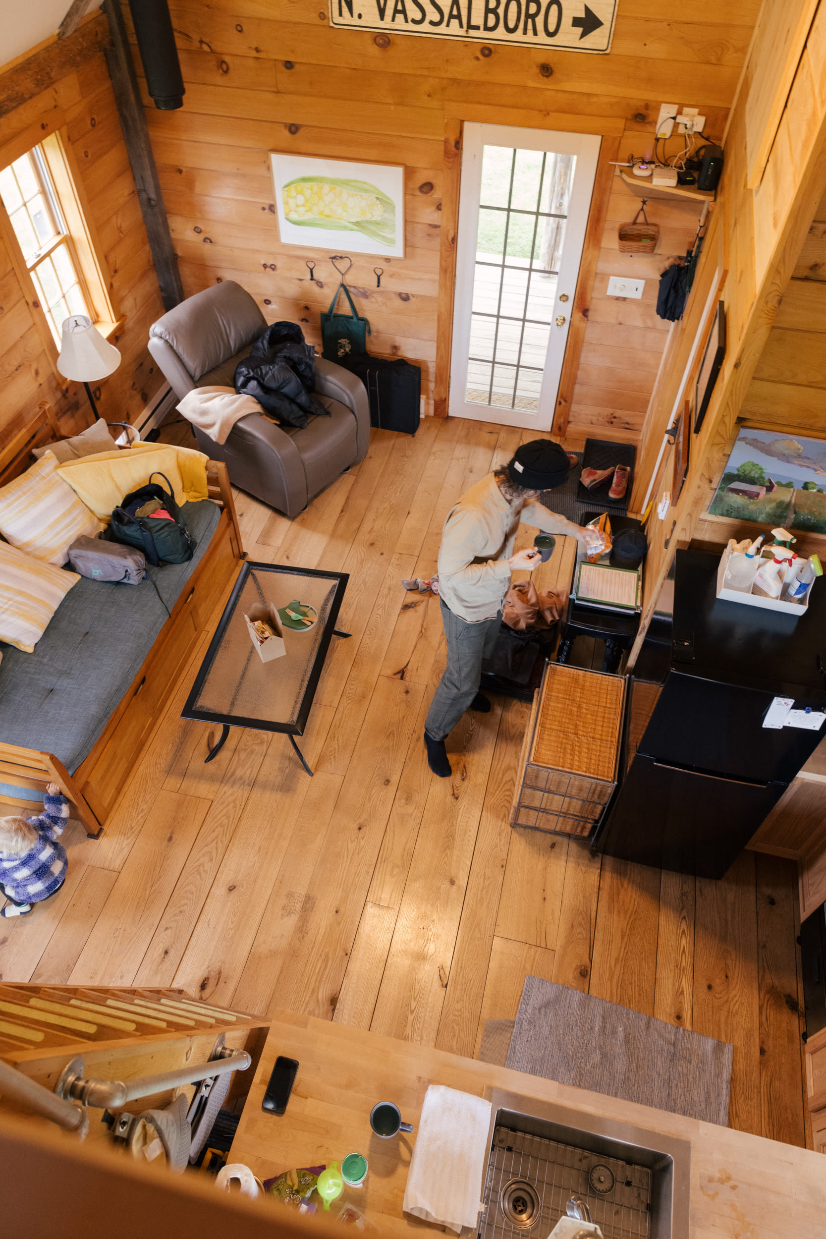 The coziest cabin with a lofted bed