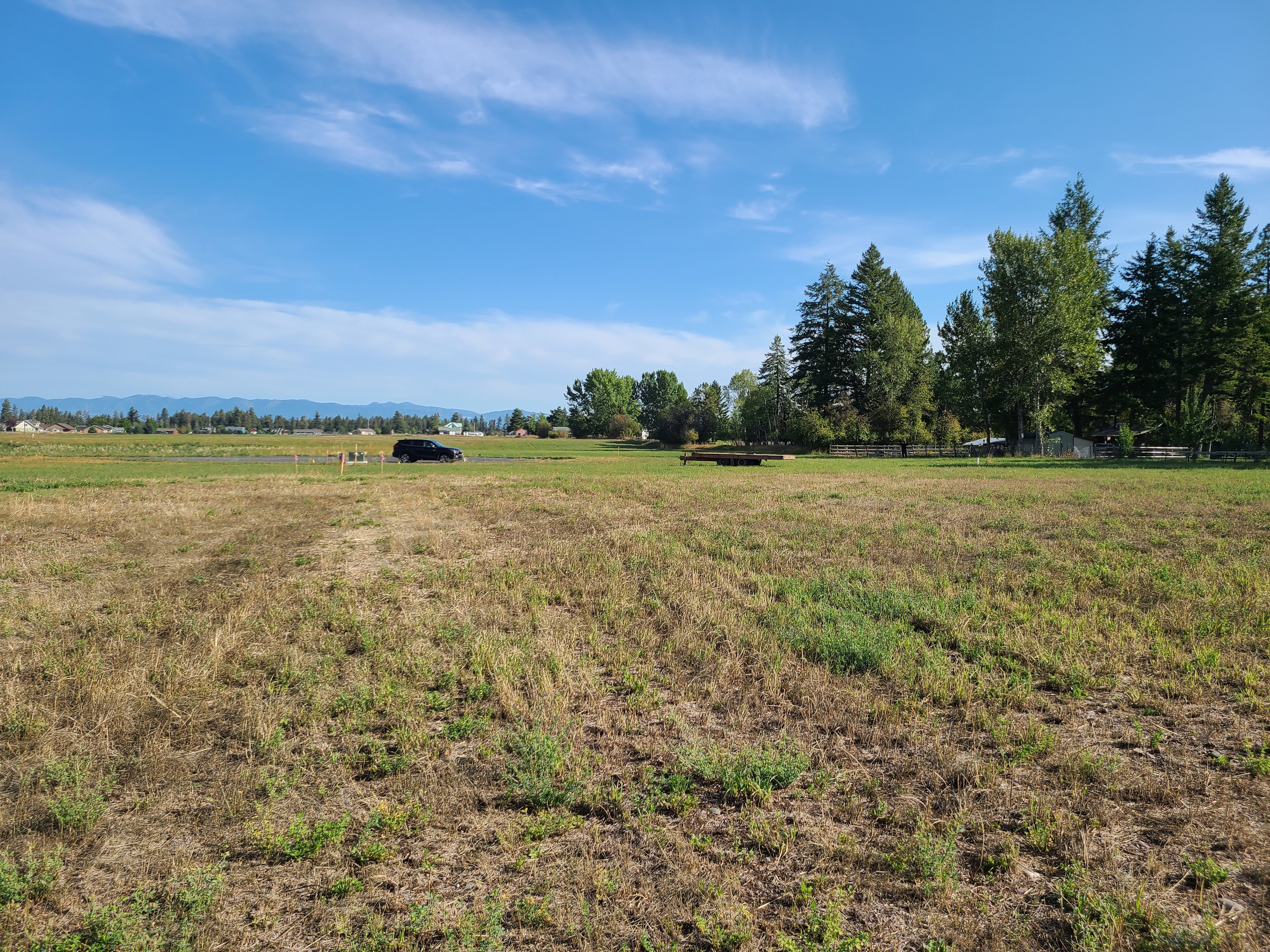From the backside of the property