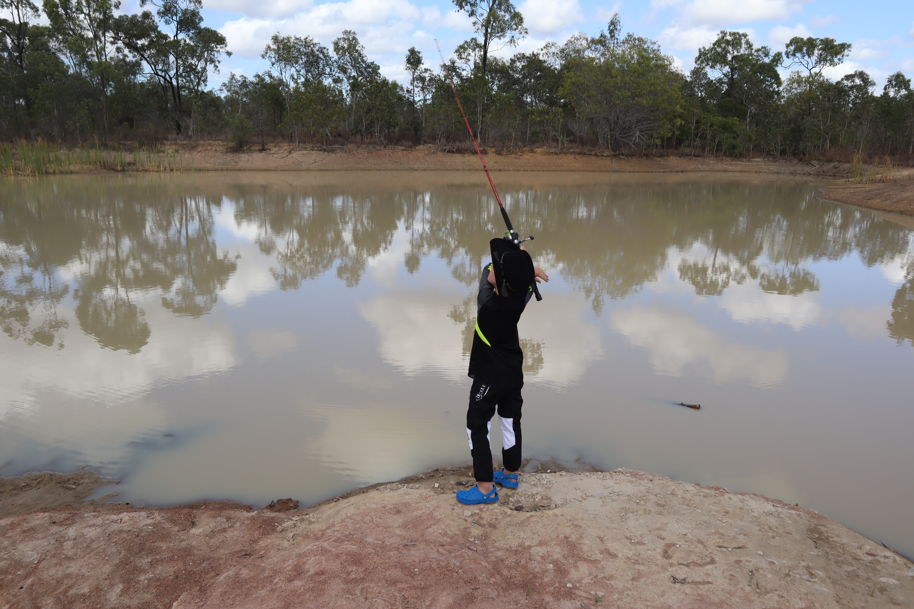 Country Camping Dam Site Black Rive