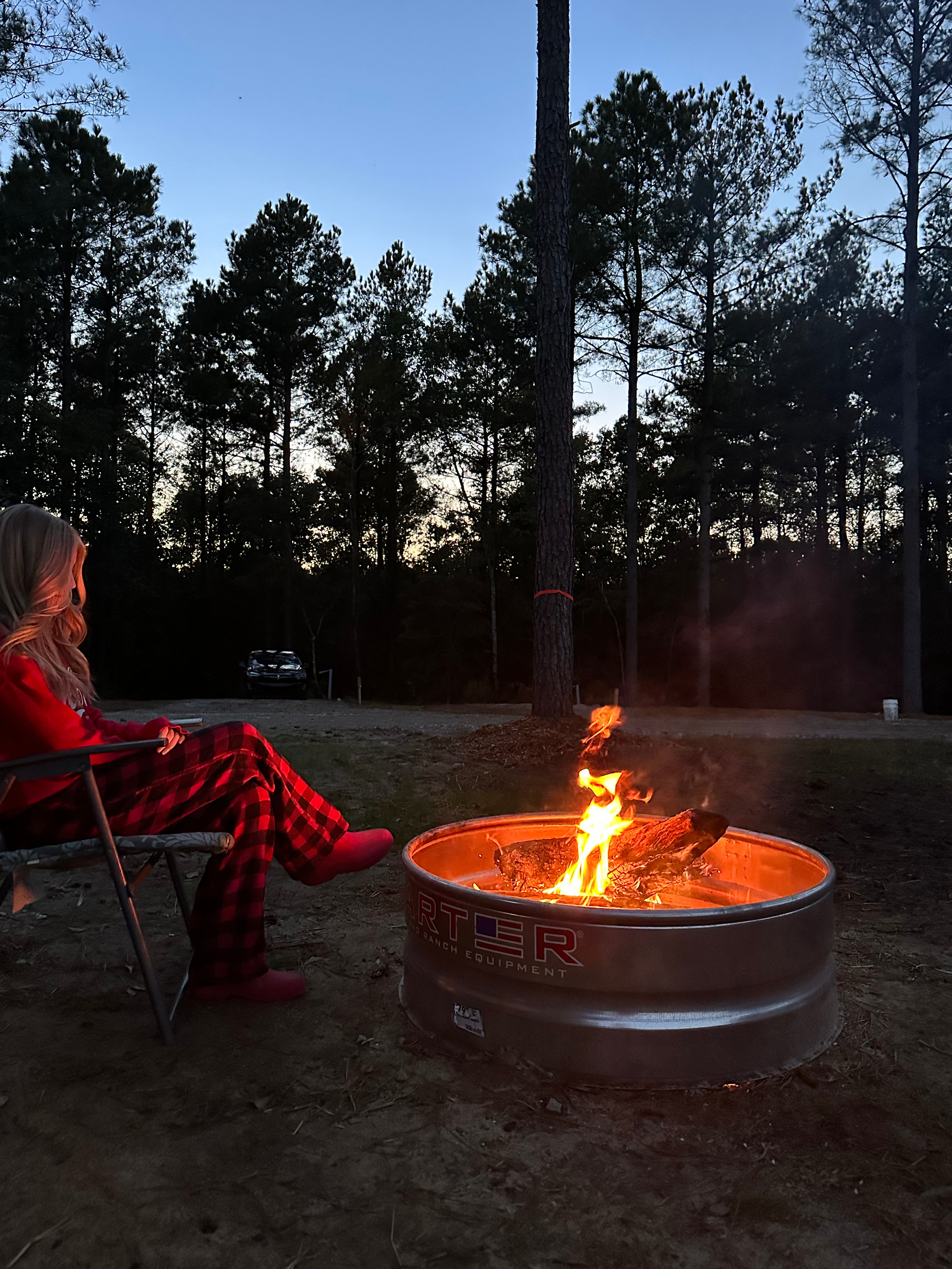 Each site has a fire ring & picnic table