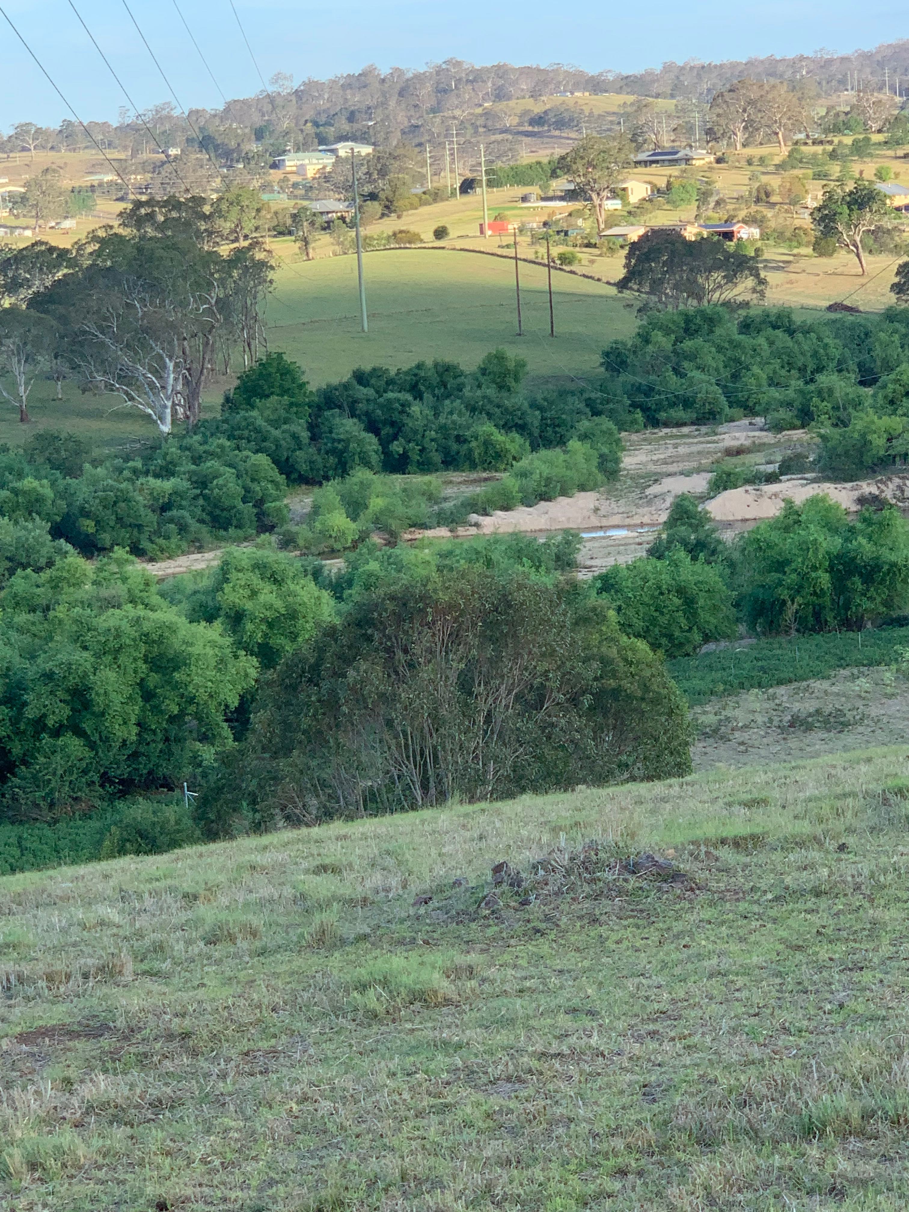 The Bega river at the bottom of our property