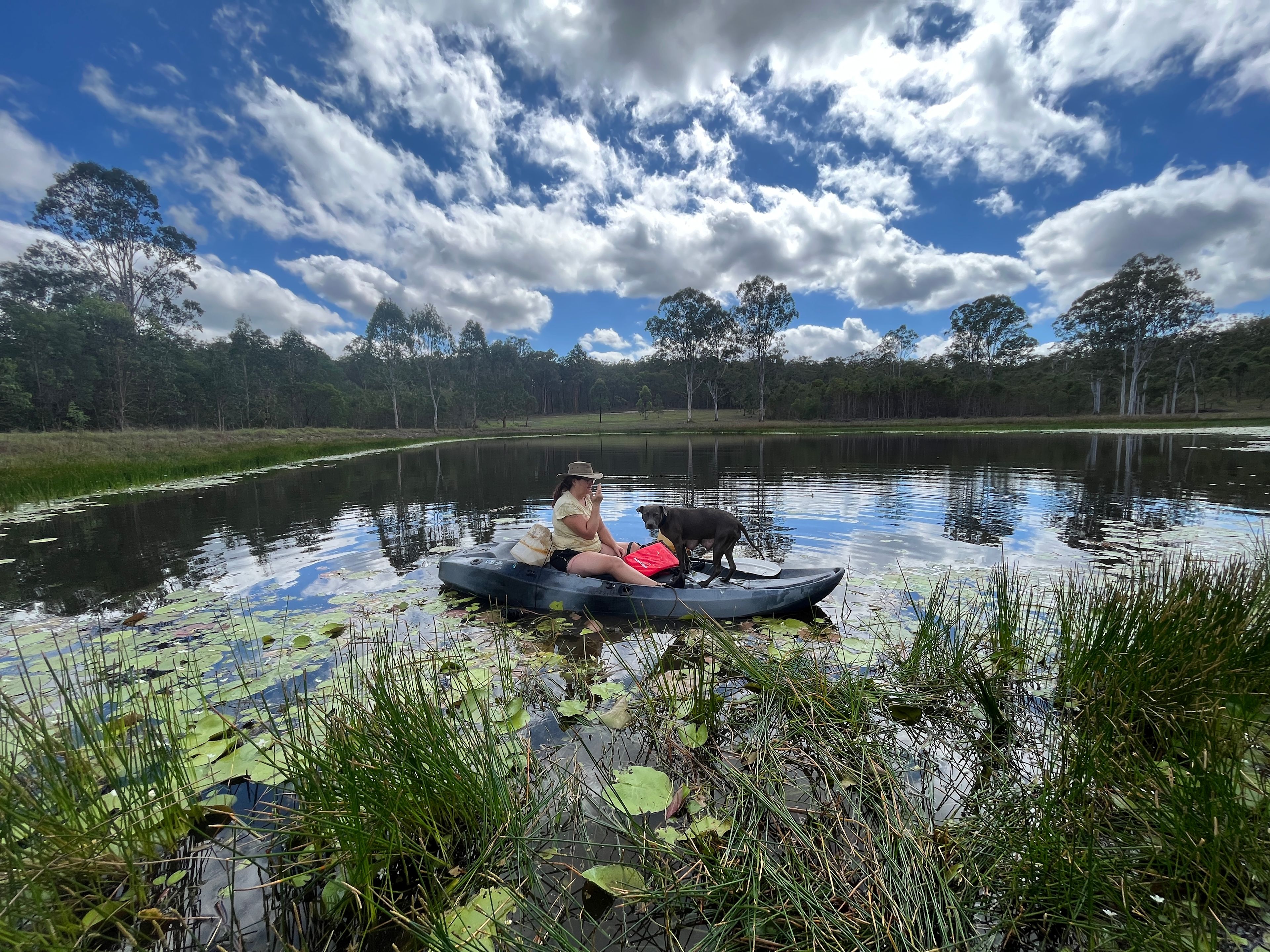 Dam Like a small lake for Swimming and Kayaking
