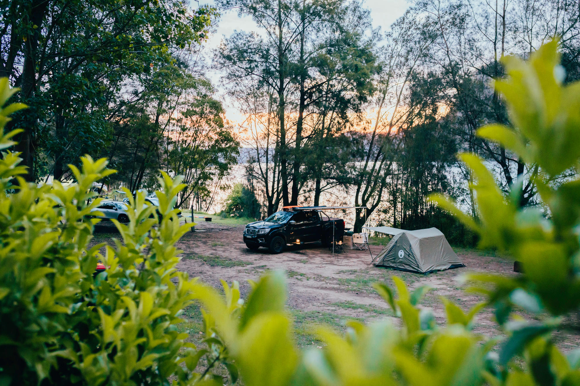Sunset in the campground