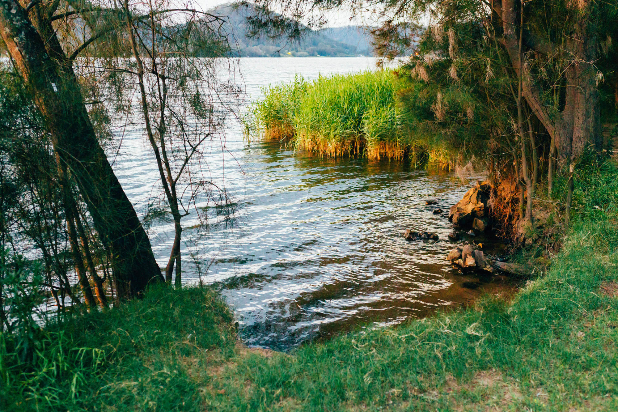 Access to the water from the site 