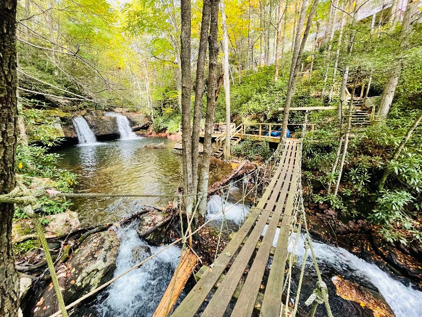 Waterfalls short hike from campsite